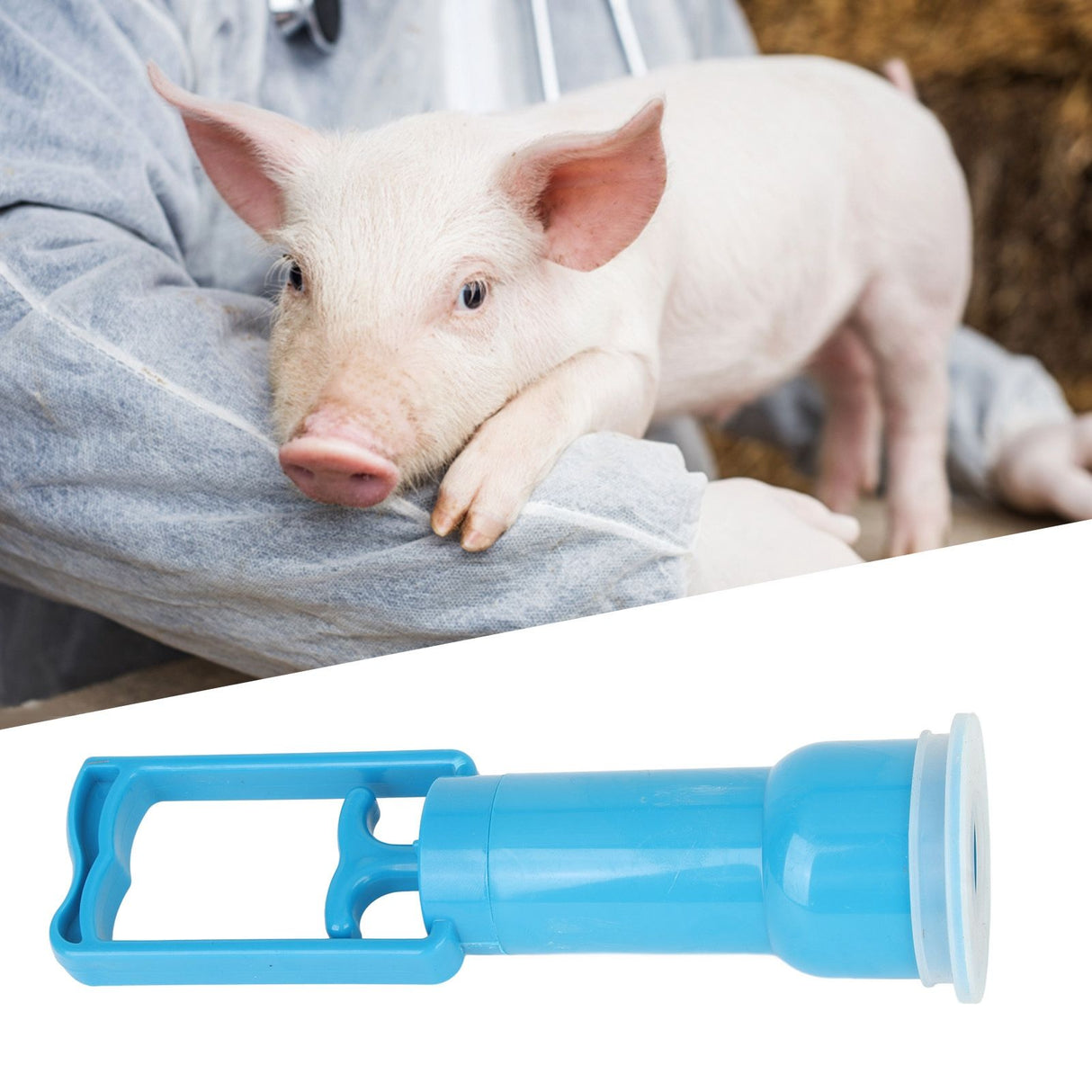 Livestock Breathing Pump Piglet Rebreather Assisted Breathing Pump Sputum Suction Device for Farm
