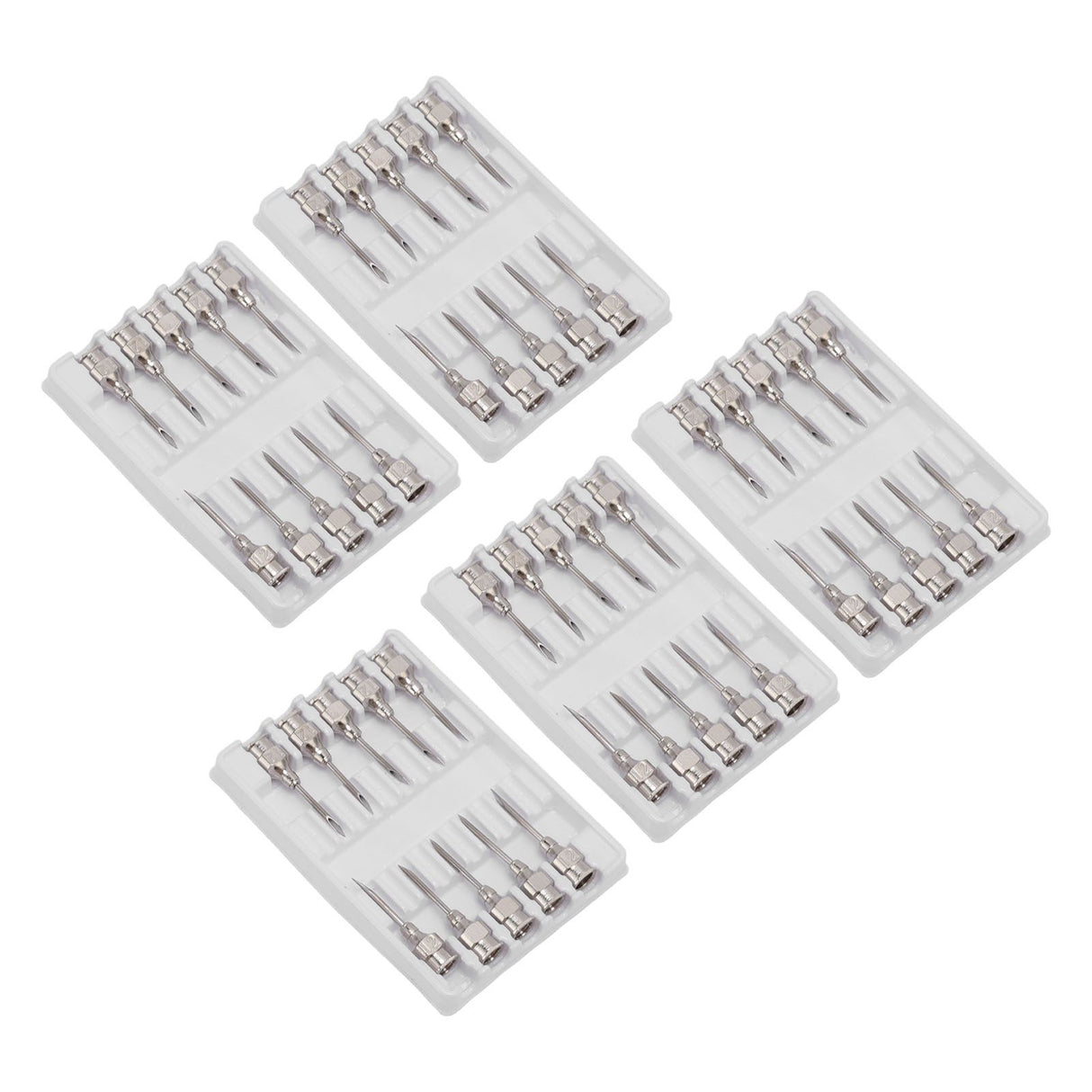 Poultry Injection Needles Stainless Steel Bovine Pig Injection Needle Cow Pig Injection Needle Accessories 12x15mm / 0.5x0.6in