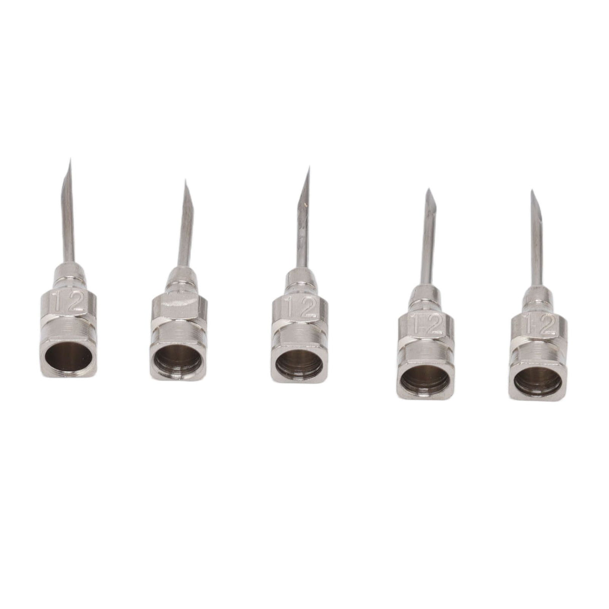 Poultry Injection Needles Stainless Steel Bovine Pig Injection Needle Cow Pig Injection Needle Accessories 12x15mm / 0.5x0.6in