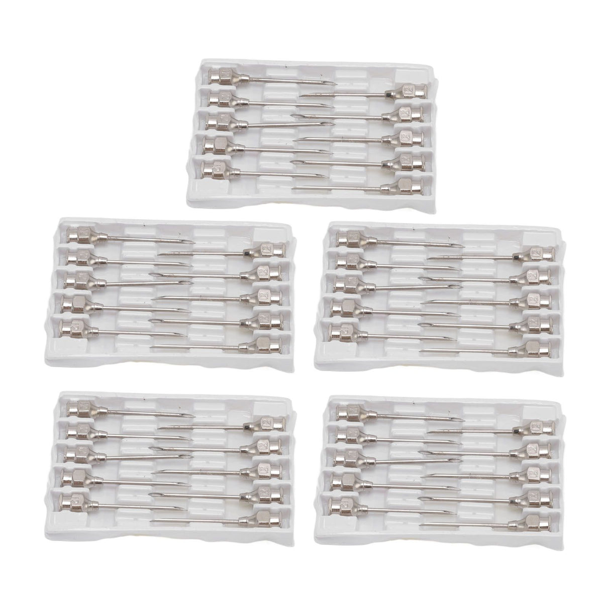 Poultry Injection Needles Stainless Steel Bovine Pig Injection Needle Cow Pig Injection Needle Accessories 12x25mm / 0.5x1.0in