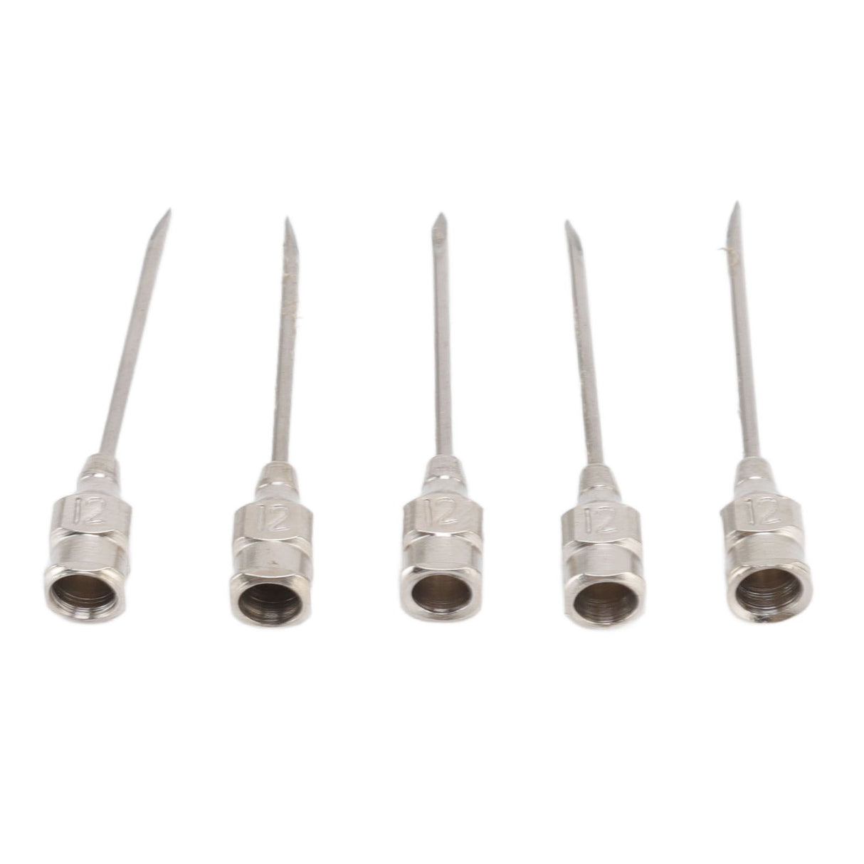 Poultry Injection Needles Stainless Steel Bovine Pig Injection Needle Cow Pig Injection Needle Accessories 12x25mm / 0.5x1.0in