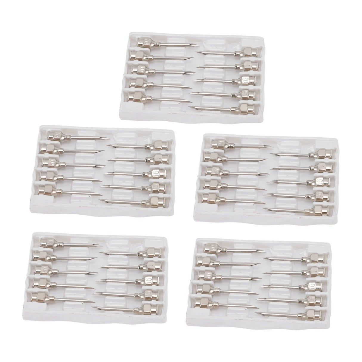 Poultry Injection Needles Stainless Steel Bovine Pig Injection Needle Cow Pig Injection Needle Accessories 16x20mm / 0.6x0.8in
