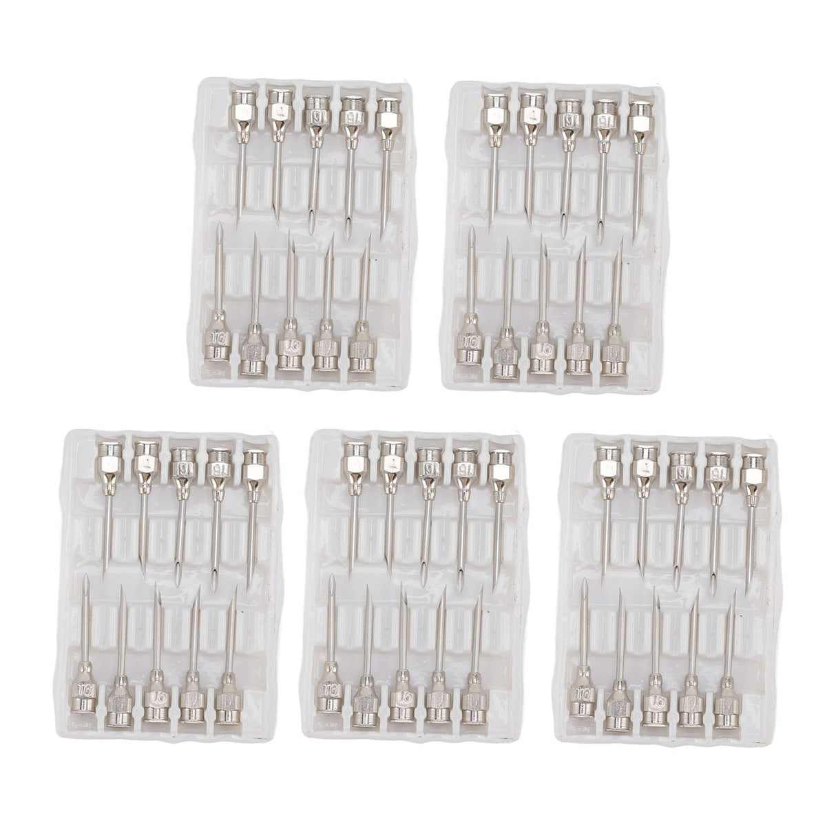 Poultry Injection Needles Stainless Steel Bovine Pig Injection Needle Cow Pig Injection Needle Accessories 16x20mm / 0.6x0.8in