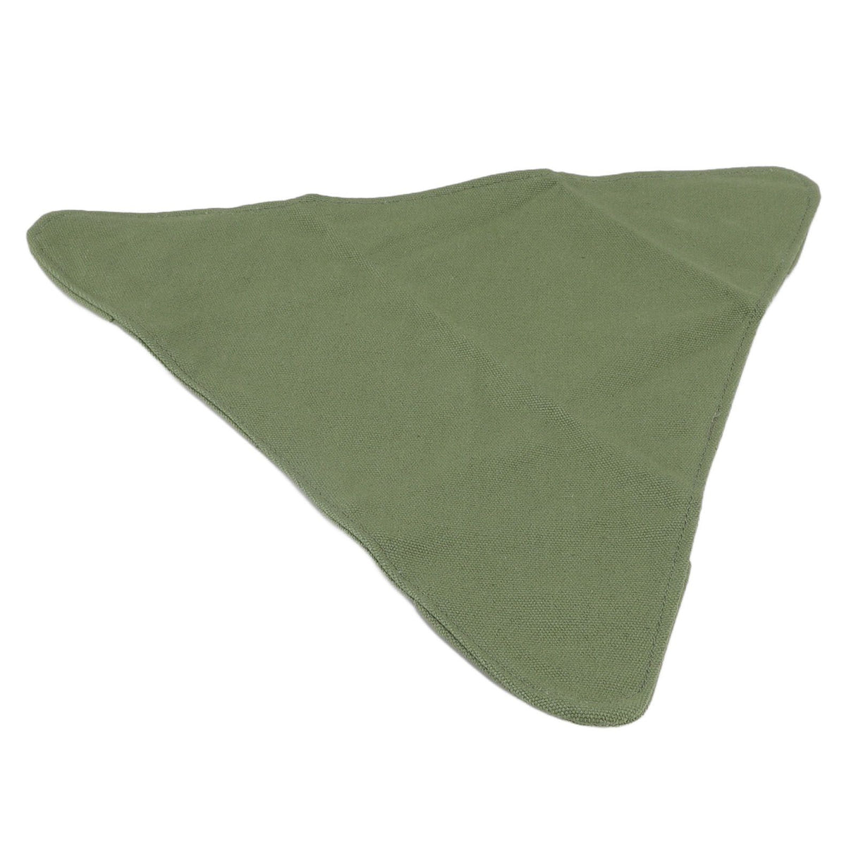 Tripod Stool Cloth Portable Foldable Triangle Stool Cloth Handcraft Anti Scratch Canvas Camping Stool Cloth for Fishing Military Green
