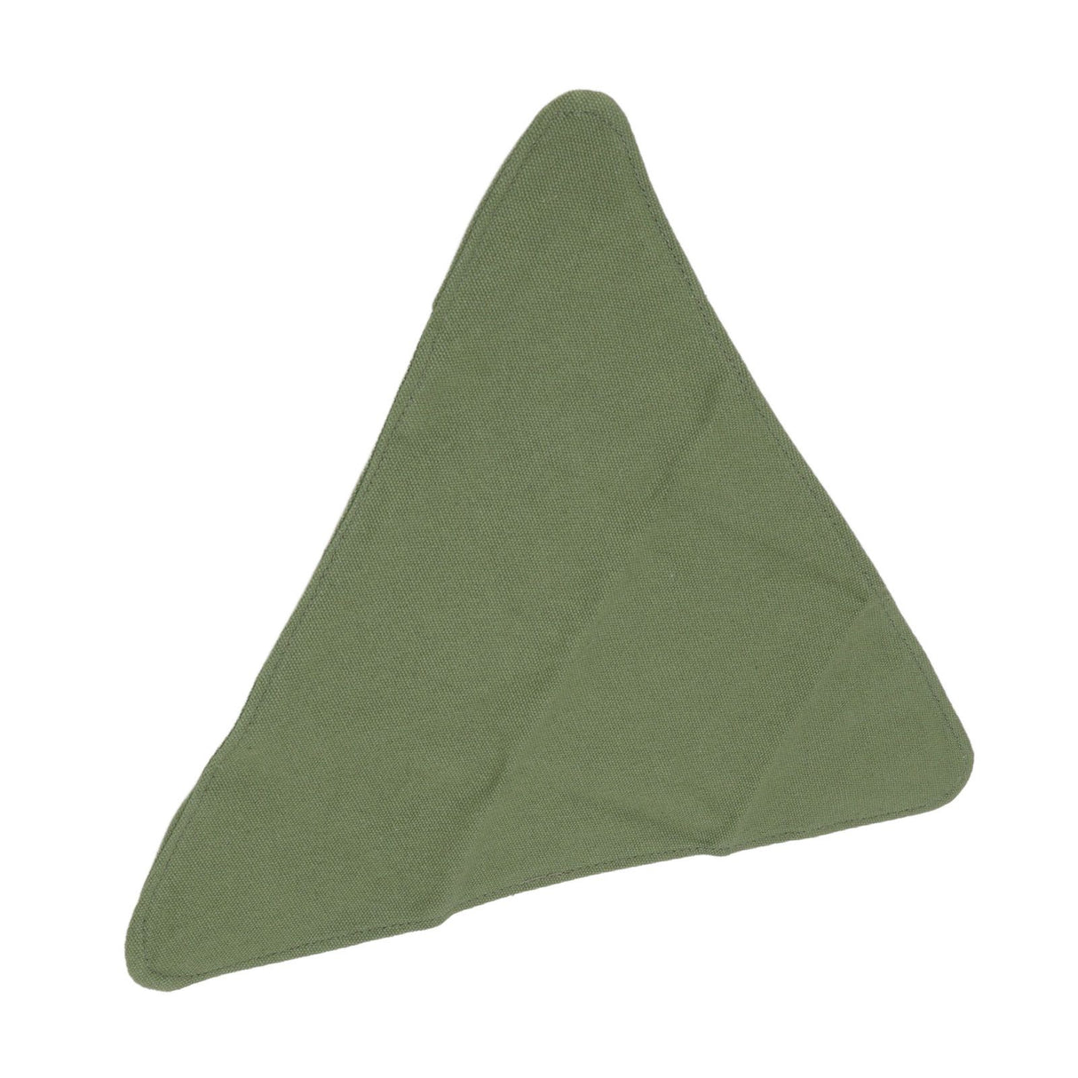 Tripod Stool Cloth Portable Foldable Triangle Stool Cloth Handcraft Anti Scratch Canvas Camping Stool Cloth for Fishing Military Green