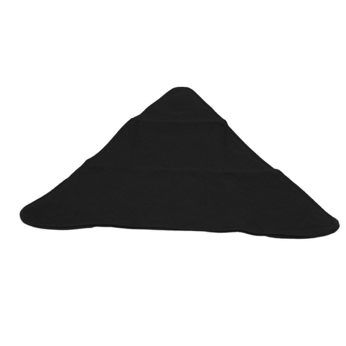 Tripod Stool Cloth Portable Foldable Triangle Stool Cloth Handcraft Anti Scratch Canvas Camping Stool Cloth for Fishing Black