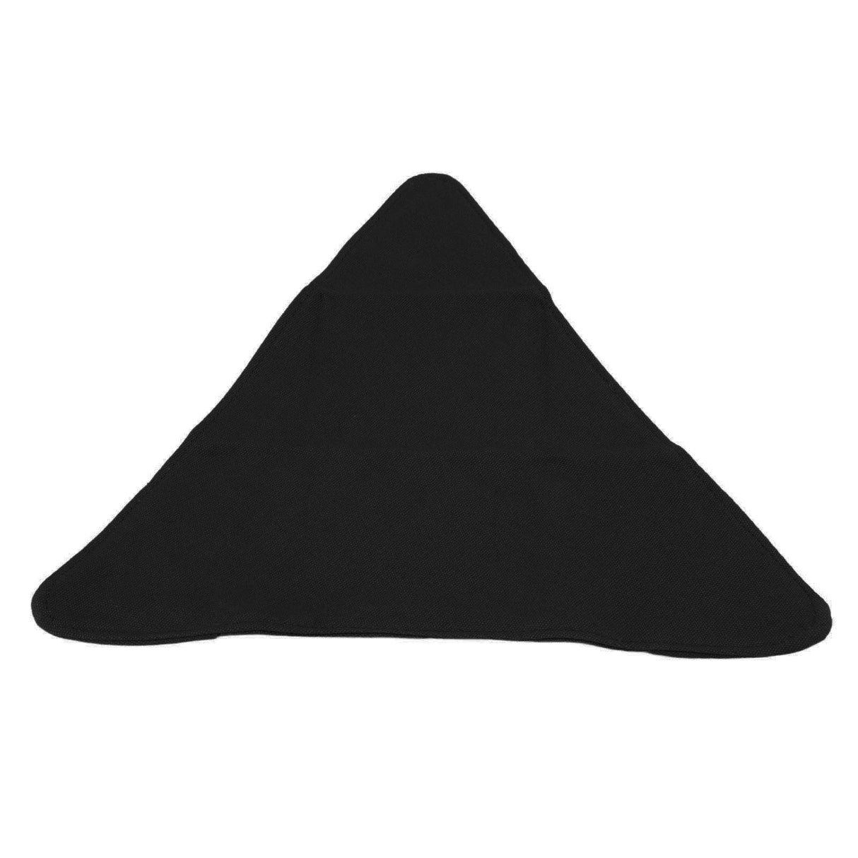 Tripod Stool Cloth Portable Foldable Triangle Stool Cloth Handcraft Anti Scratch Canvas Camping Stool Cloth for Fishing Black