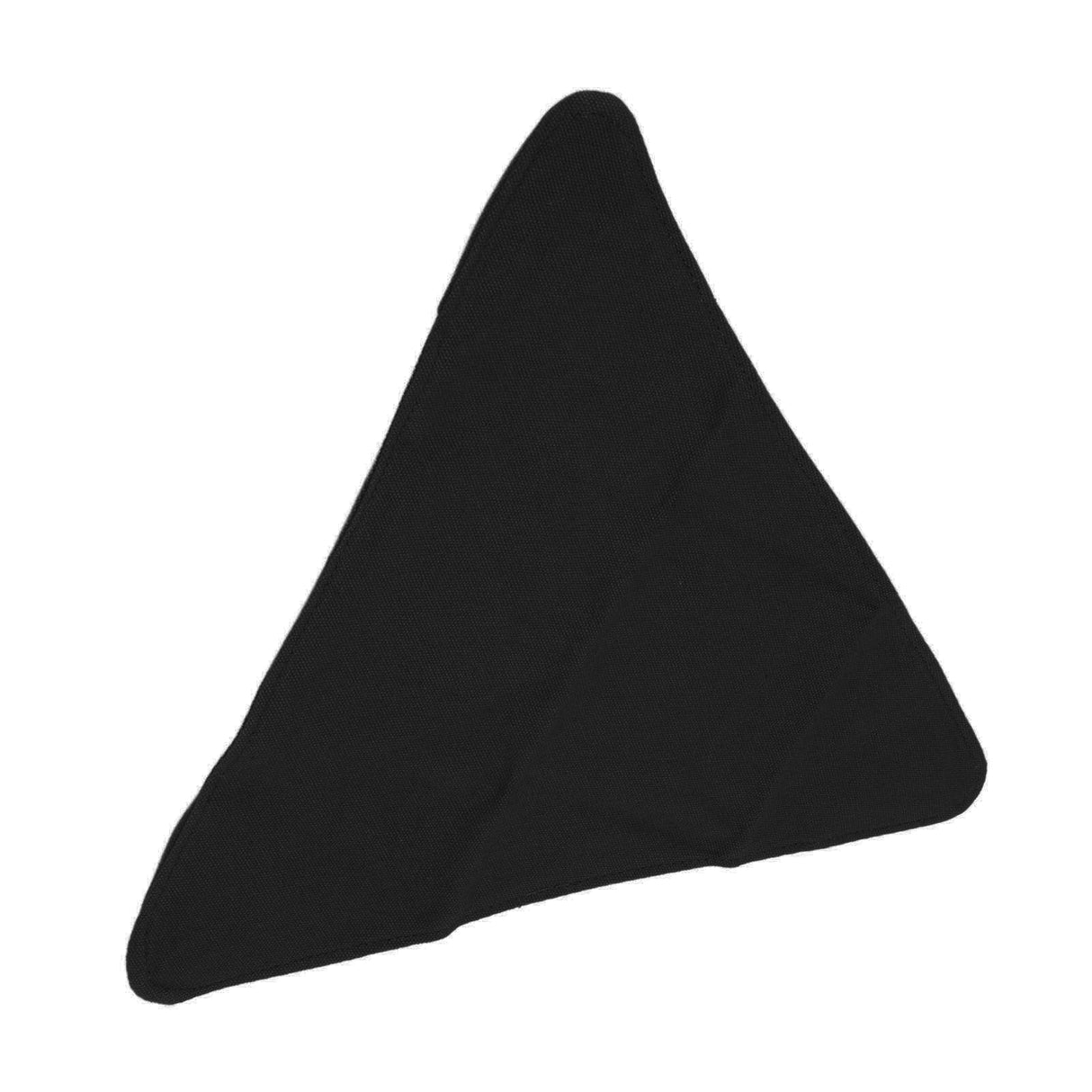 Tripod Stool Cloth Portable Foldable Triangle Stool Cloth Handcraft Anti Scratch Canvas Camping Stool Cloth for Fishing Black