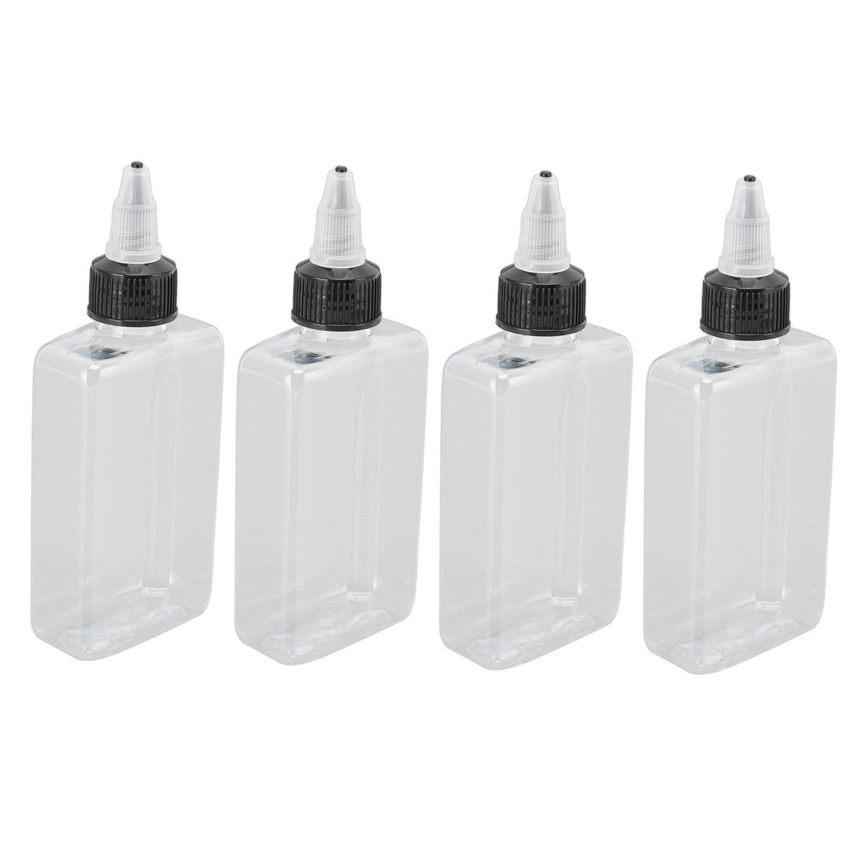 4 Pcs Seasoning Bottle 100ML Portable Sealed Reusable Dispensing Oil Bottle Seasoning Bottle for Outdoor BBQ Camping