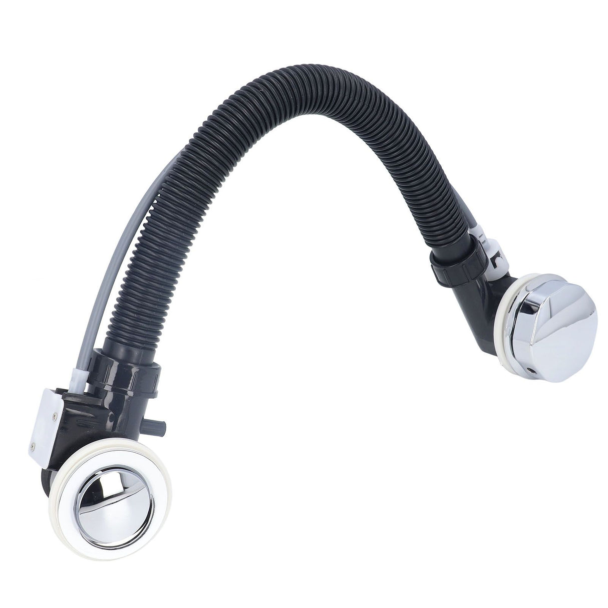 Bathtub Overflow Drainer Concealed Flexible SPA Bathtub Overflow Drain Pipe for Kitchen Bathroom