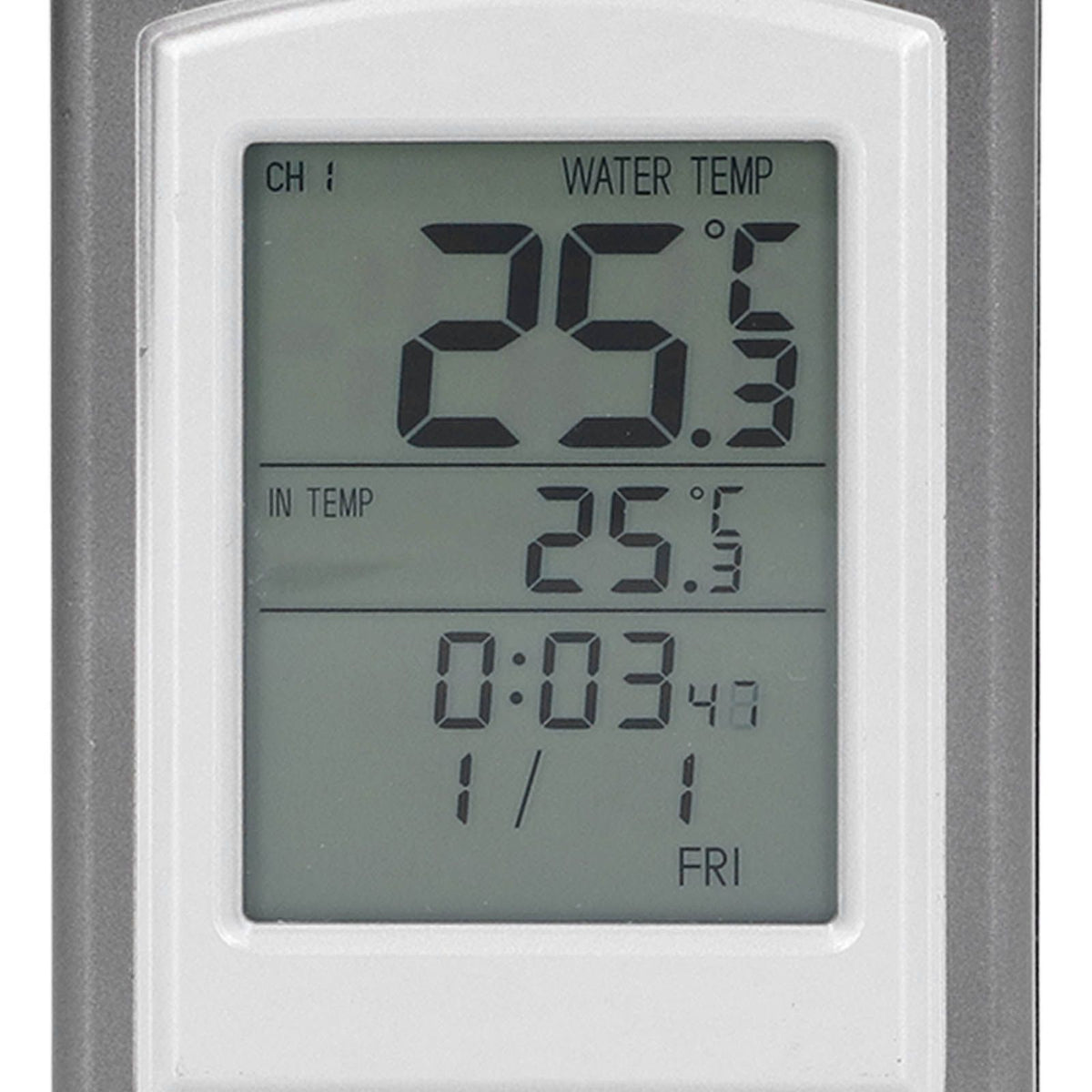 Wireless Swimming Pool Thermometer Solar Powered Floating Water Thermometer with LCD Display