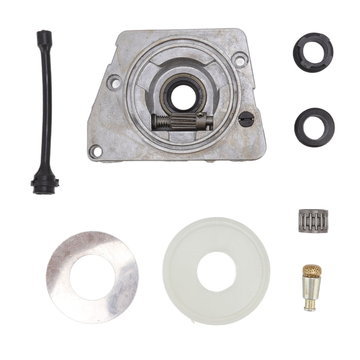 Oil Pump Worm Gear Washer Kit Compatible for HUSQVARNA 61 66 266 268 266XP 268XP 272XP