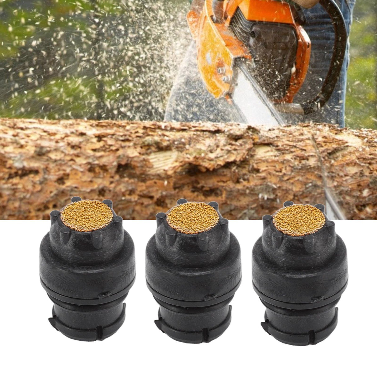Chainsaw Fuel Tank Vent Replacement Gas Tank Vent Valve for Stihl 044 024 036 034 026 MS280 MS360 3pcs