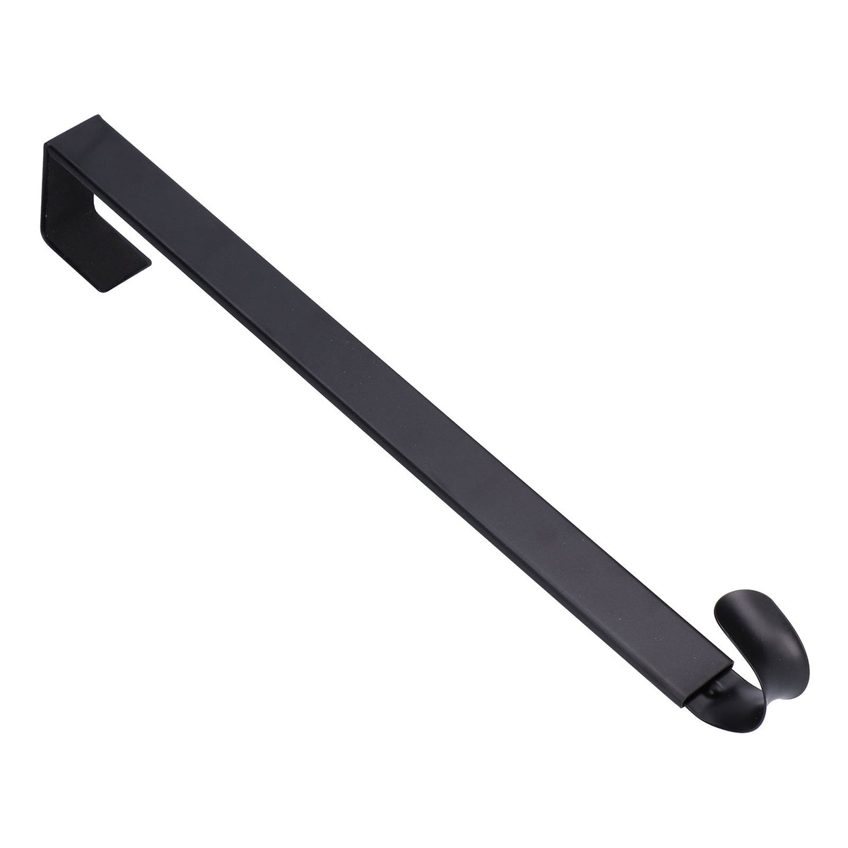 Retractable Door Wreath Hook Adjustable No Punch Door Wreath Hanger Christmas OrnamentBlack