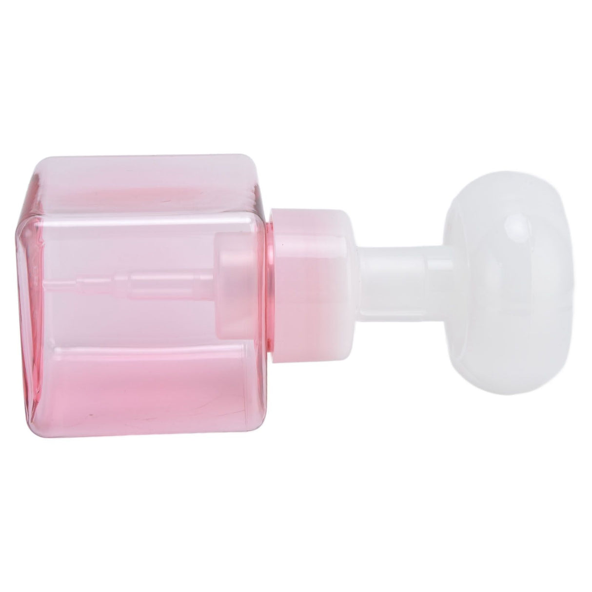 250ml Foaming Bottle PETG Plastic Flower Foam Dispenser Square Bottles for Cosmetic PackagingTransparent Powder