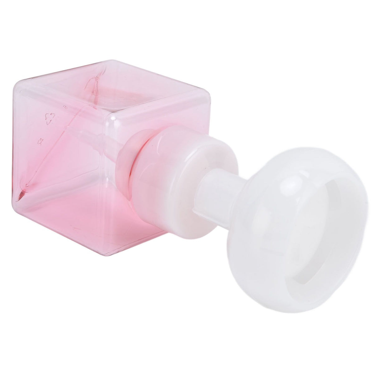 250ml Foaming Bottle PETG Plastic Flower Foam Dispenser Square Bottles for Cosmetic PackagingTransparent Powder