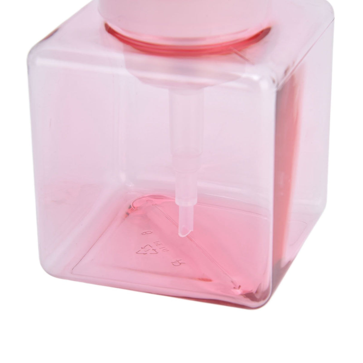 250ml Foaming Bottle PETG Plastic Flower Foam Dispenser Square Bottles for Cosmetic PackagingTransparent Powder