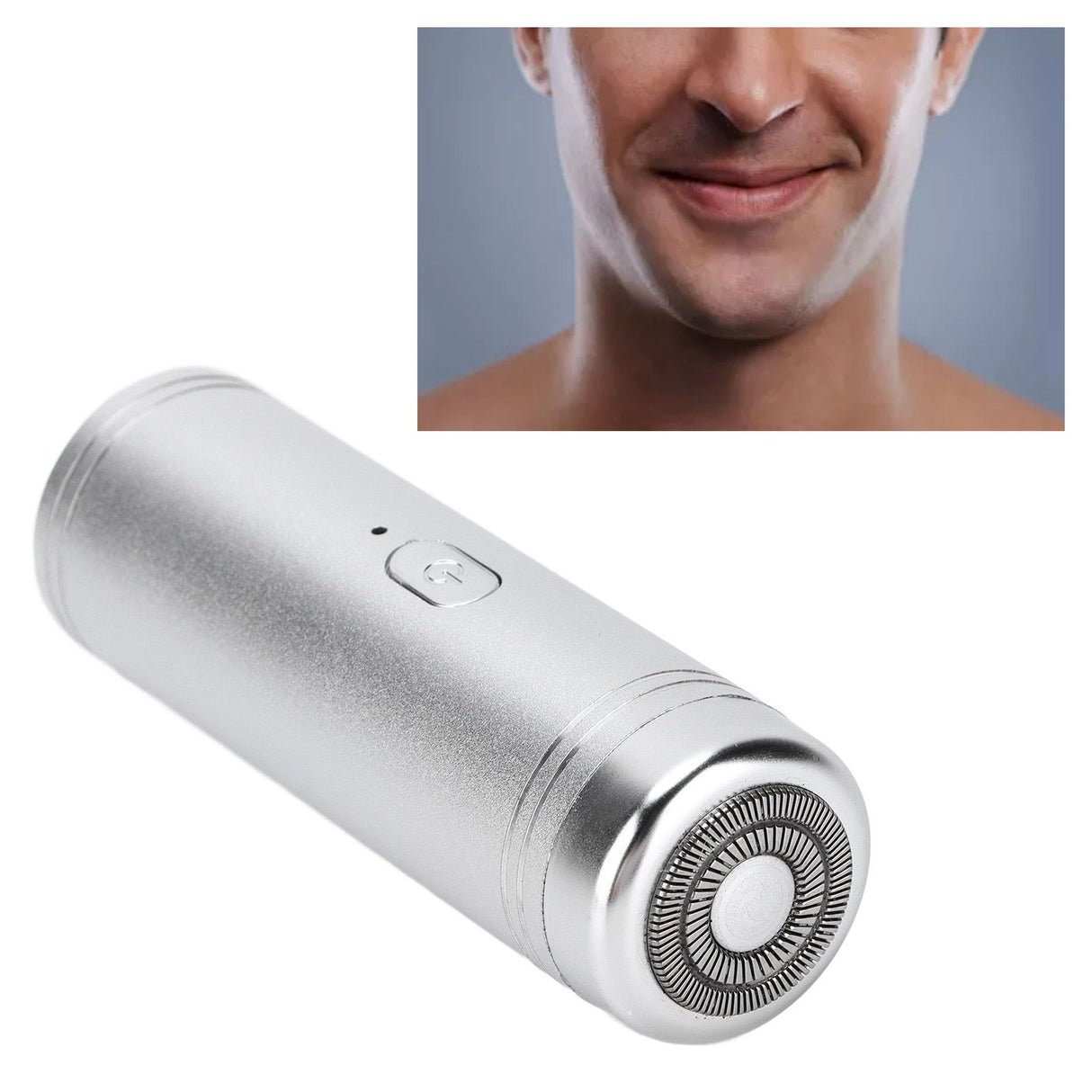 Nose Hair Trimmer 360 Degree Rotation Mute Design Compact Convenient Rechargeable Hair Trimmer