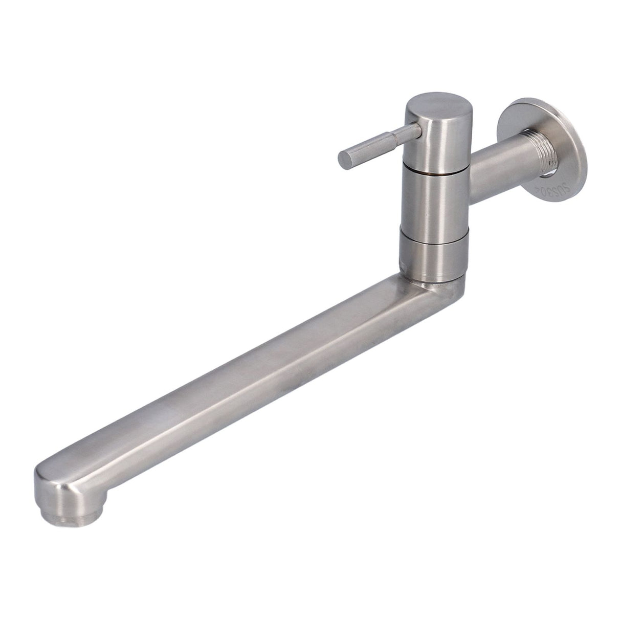 G1/2 Lengthen Water Faucet 304 Stainless Steel Single Cold Water Tap for Kitchen Balcony Mop Pool