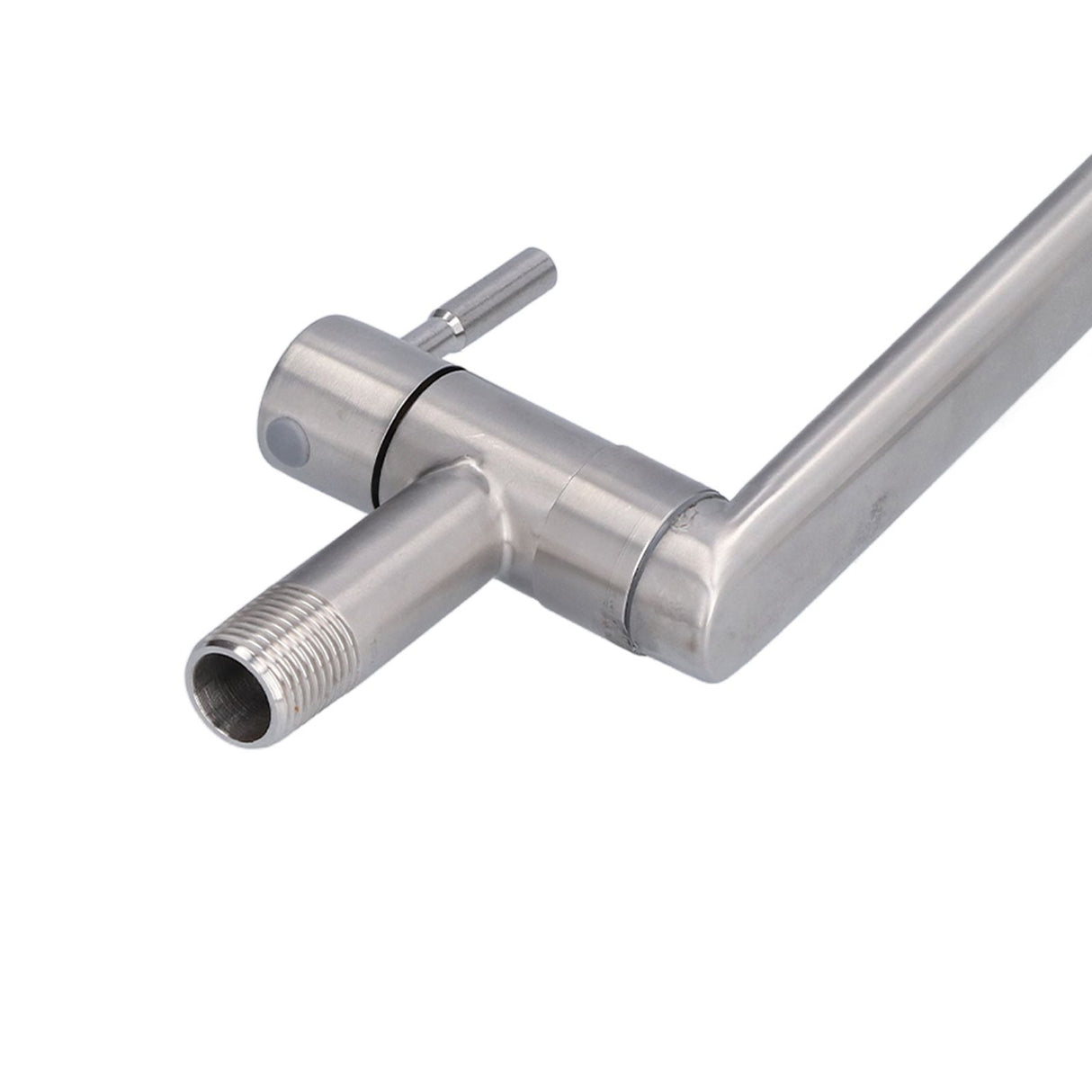 G1/2 Lengthen Water Faucet 304 Stainless Steel Single Cold Water Tap for Kitchen Balcony Mop Pool