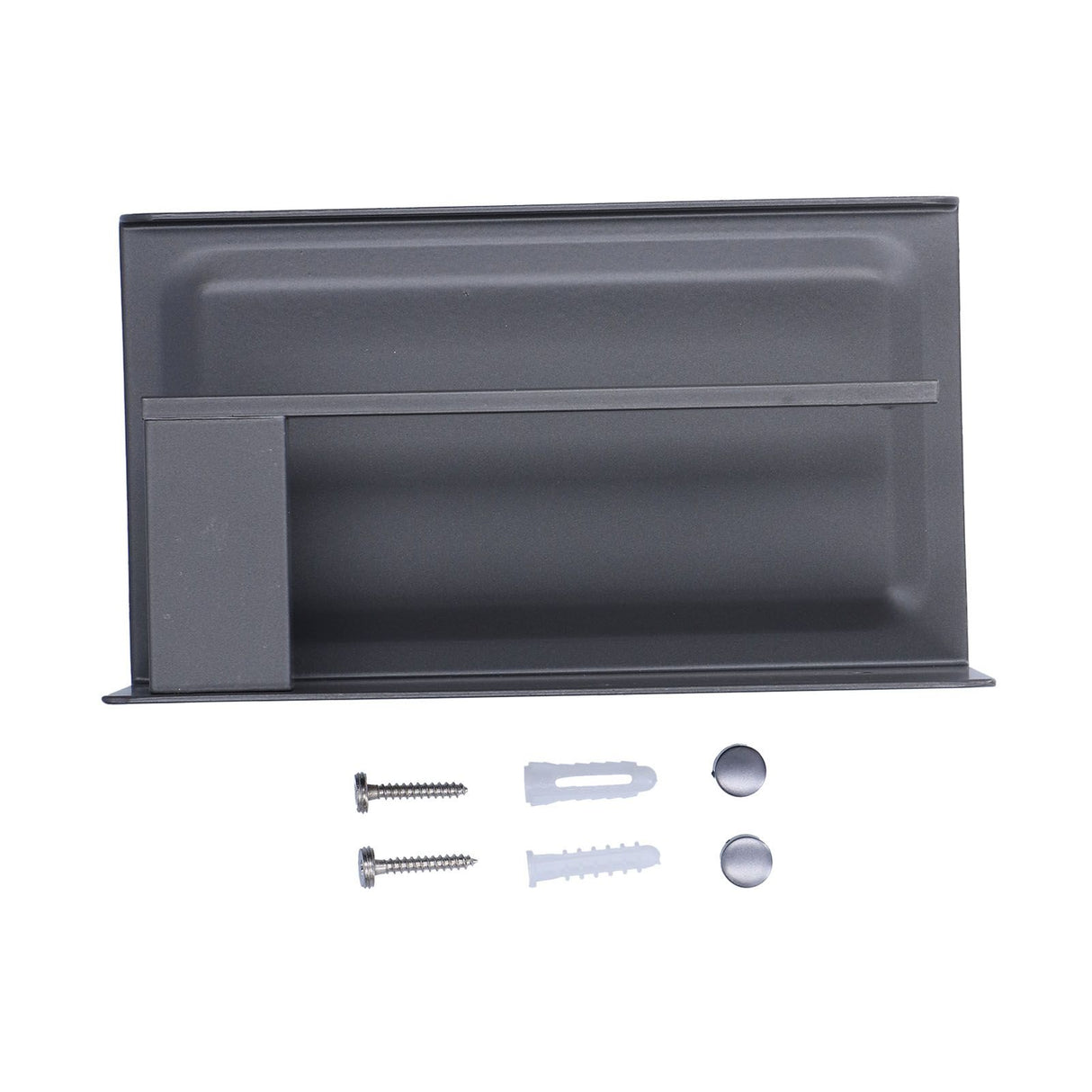 Toilet Paper Holder Aluminium Alloy Anti Rust Bathroom Phone Holder Gray Widen Punch Installation
