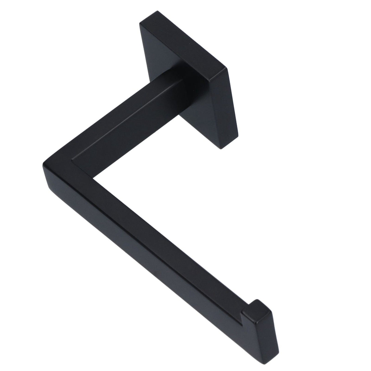 Stainless Steel Toilet Paper Holder Corrosion Resistance Tissue Rack for Bathroom Kitchen (Black)