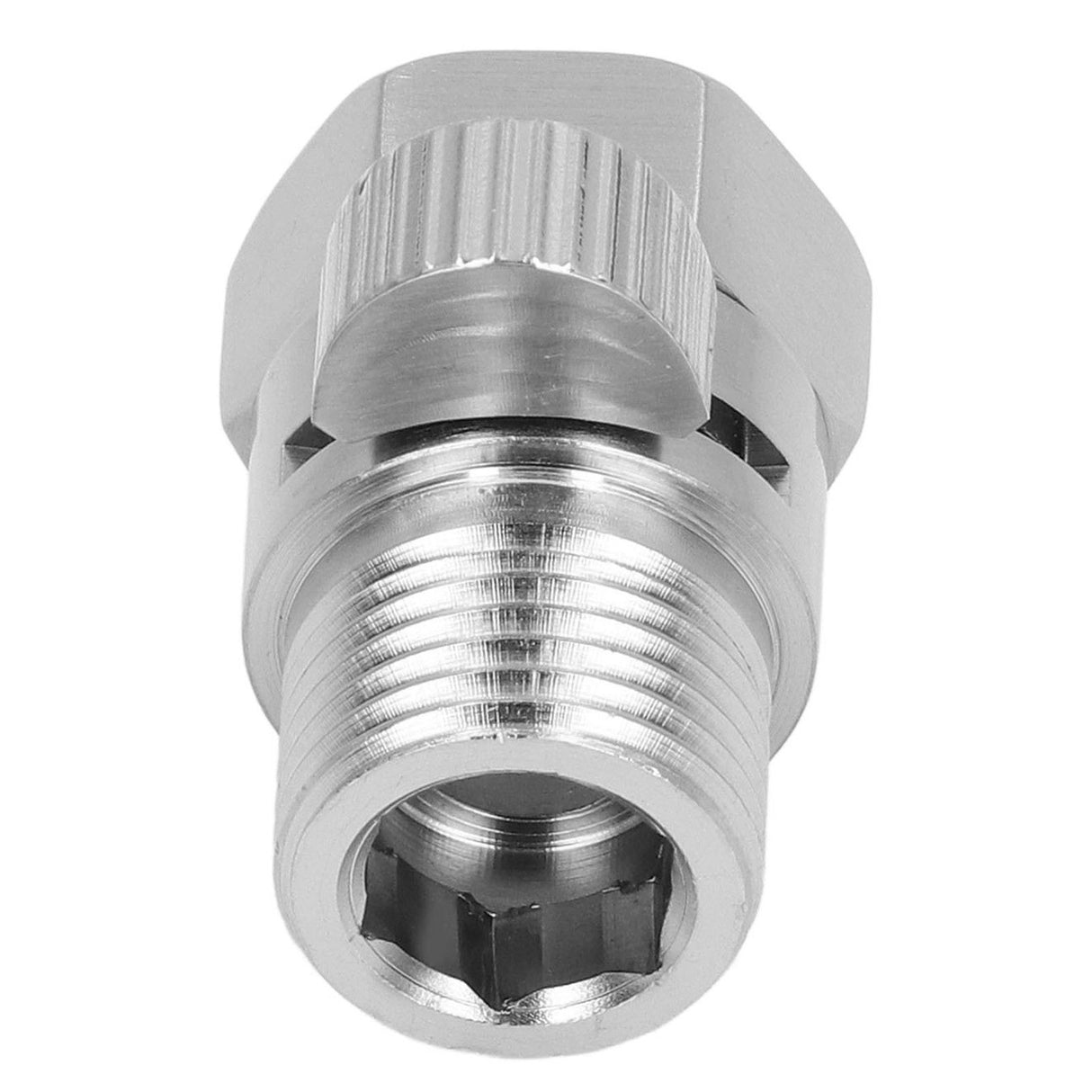 G1/2 Shower Head Sprayer Valve Brass Shut Off Valve Silver Water Control Valve for Home Bathroom