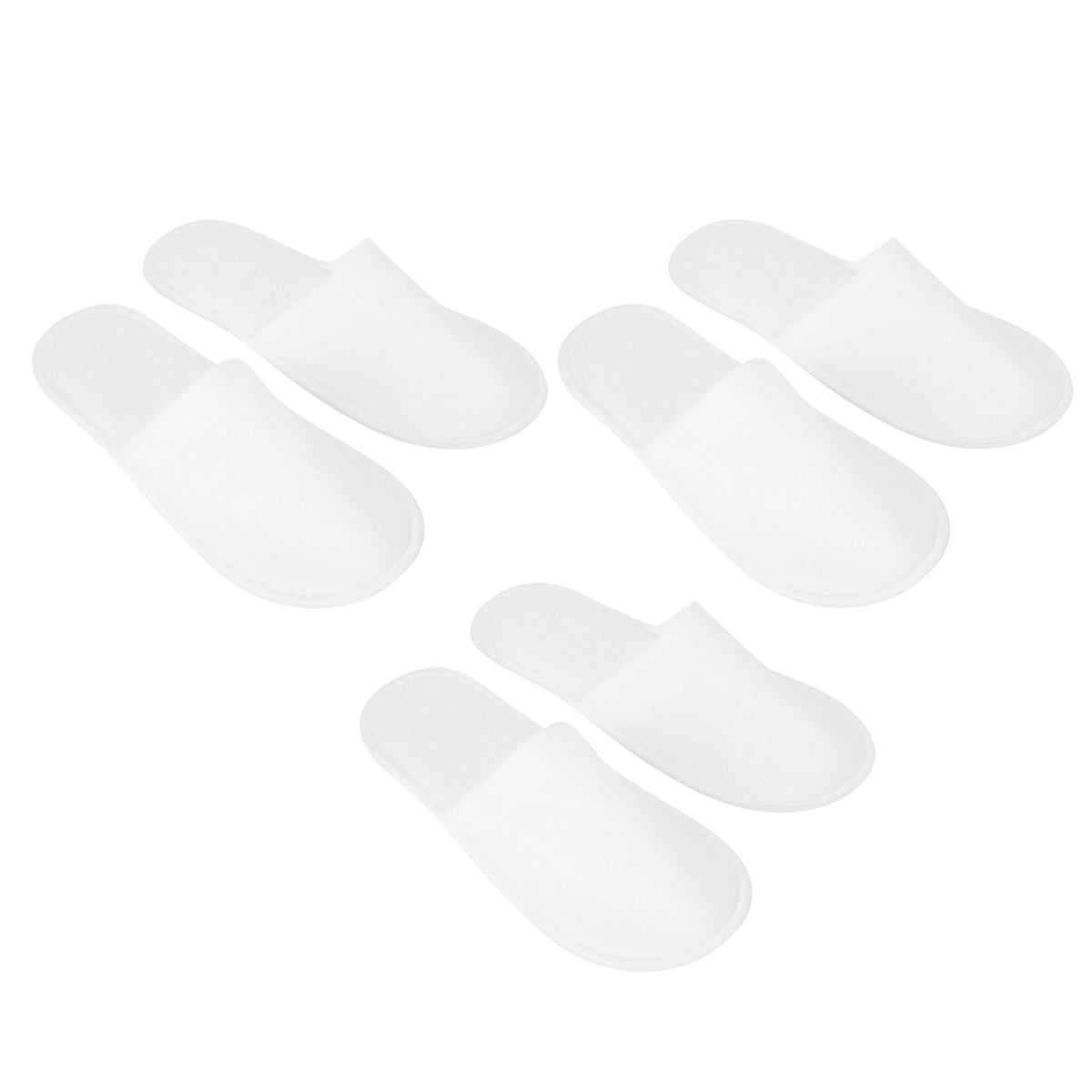 50 Pair White Disposable Slippers Hotel Slippers Anti Slip Spa Centre Travel Slippers for Outdoor Guest Room