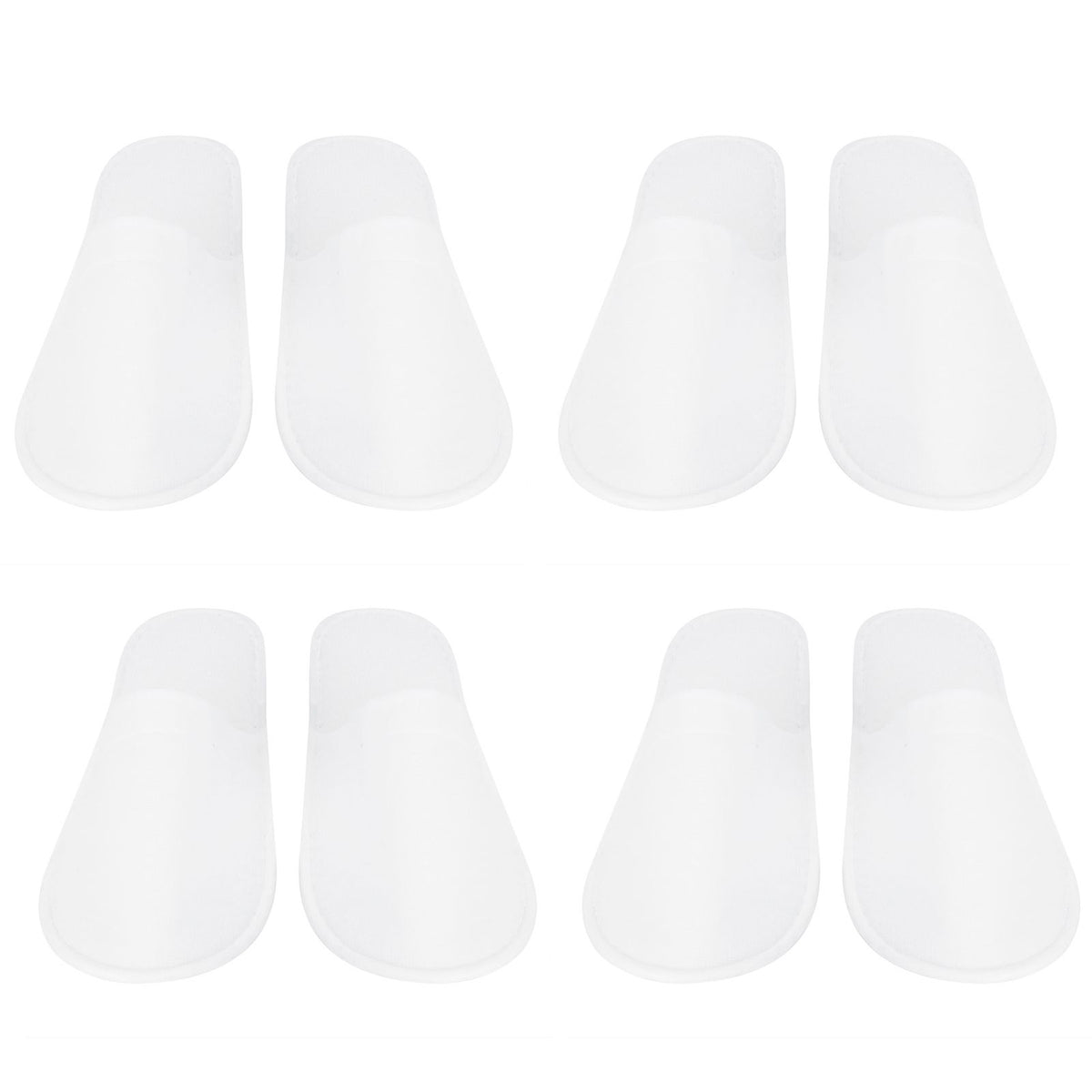 50 Pair White Disposable Slippers Hotel Slippers Anti Slip Spa Centre Travel Slippers for Outdoor Guest Room