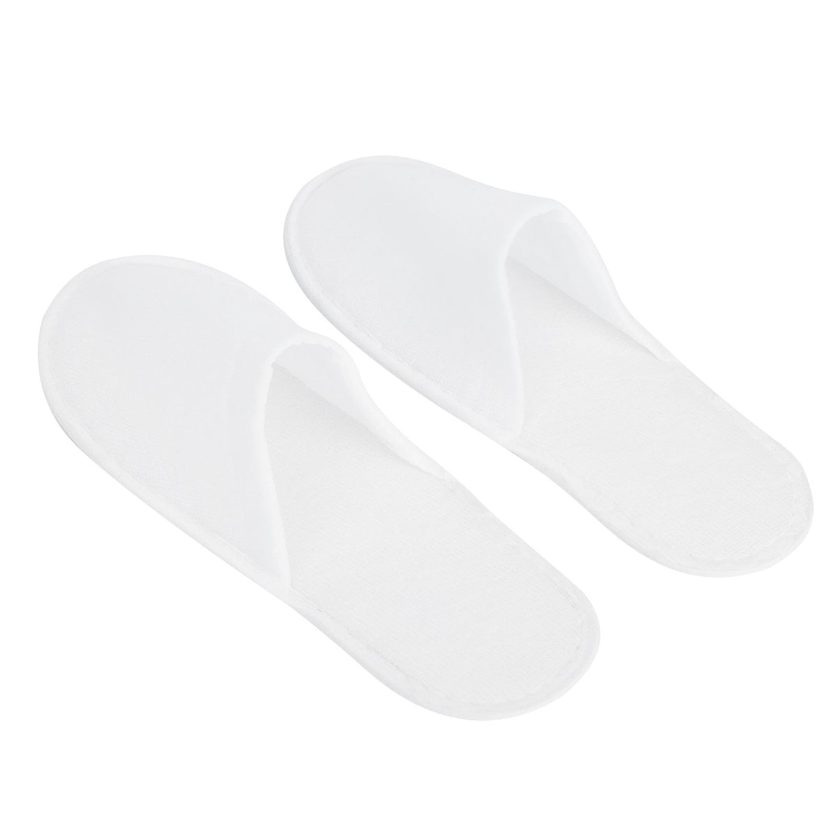 50 Pair White Disposable Slippers Hotel Slippers Anti Slip Spa Centre Travel Slippers for Outdoor Guest Room