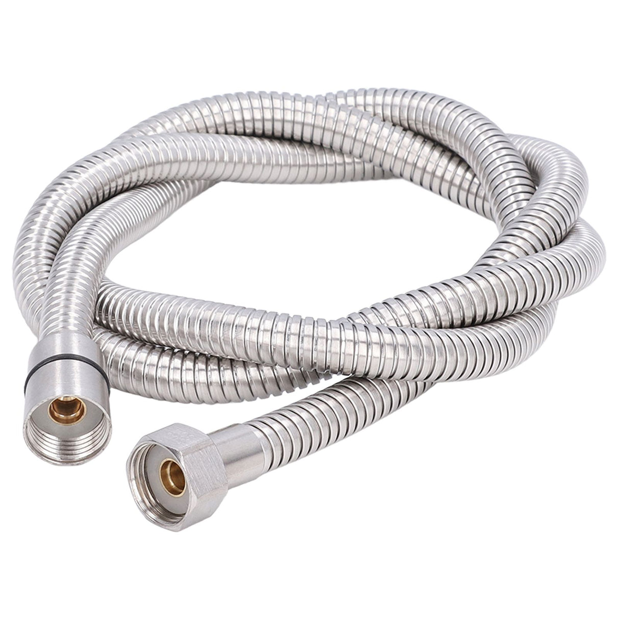 Stainless Steel Shower Hose Explosion Proof G1/2 Shower Head Hose for Bathroom Silver 1.5m/4.9ft
