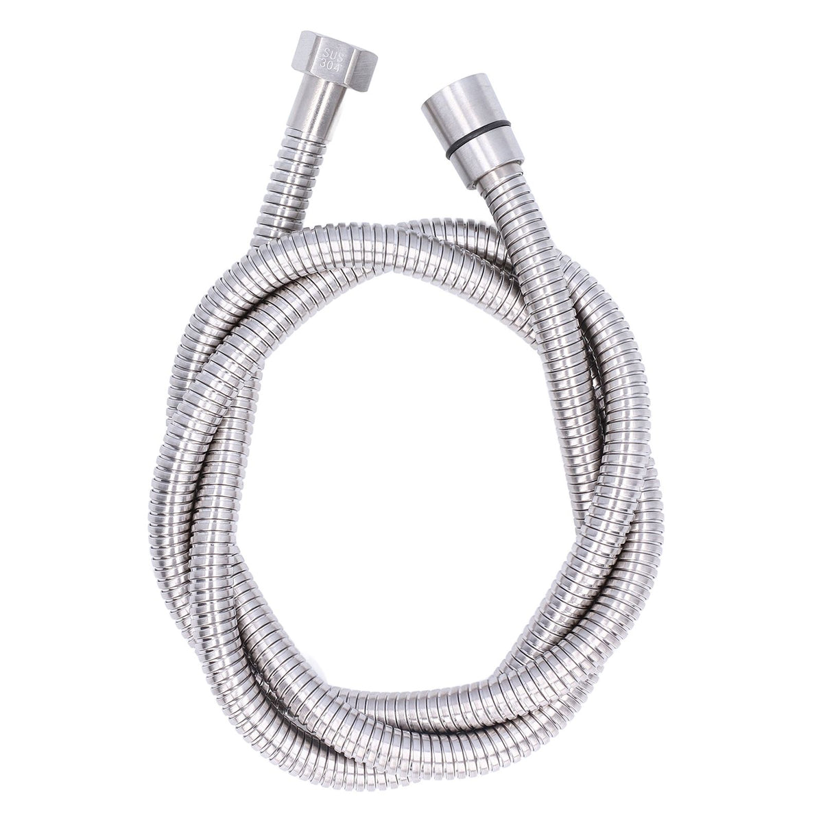 Stainless Steel Shower Hose Explosion Proof G1/2 Shower Head Hose for Bathroom Silver 1.5m/4.9ft