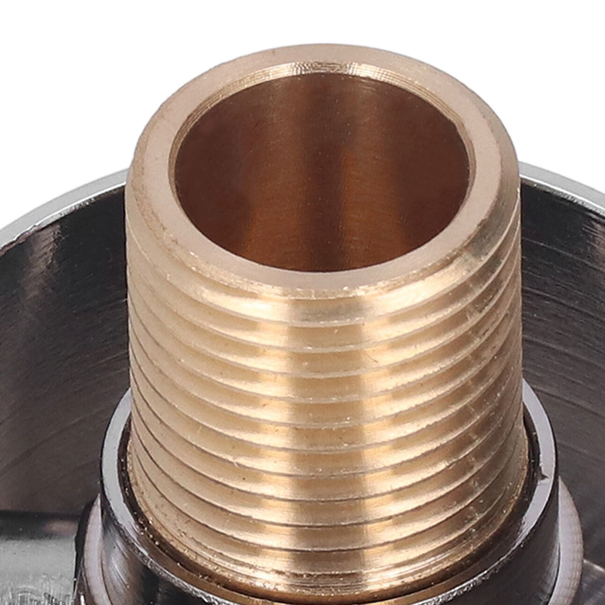 Shower Adapter Brass Construction Chrome Plated G1/2 Wall Mounted Easy Installation Round Shower Hose Connector