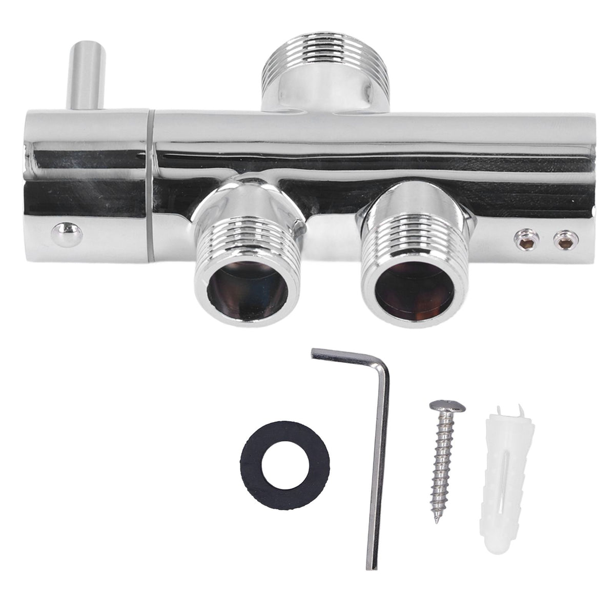 G3/4 to G1/2 Shower Arm Diverter Leakproof Tee Connector Brass Shower Diverter Valve for Bathroom