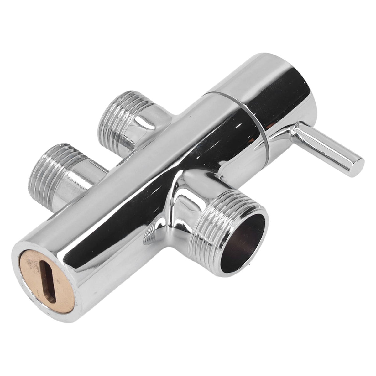 G3/4 to G1/2 Shower Arm Diverter Leakproof Tee Connector Brass Shower Diverter Valve for Bathroom