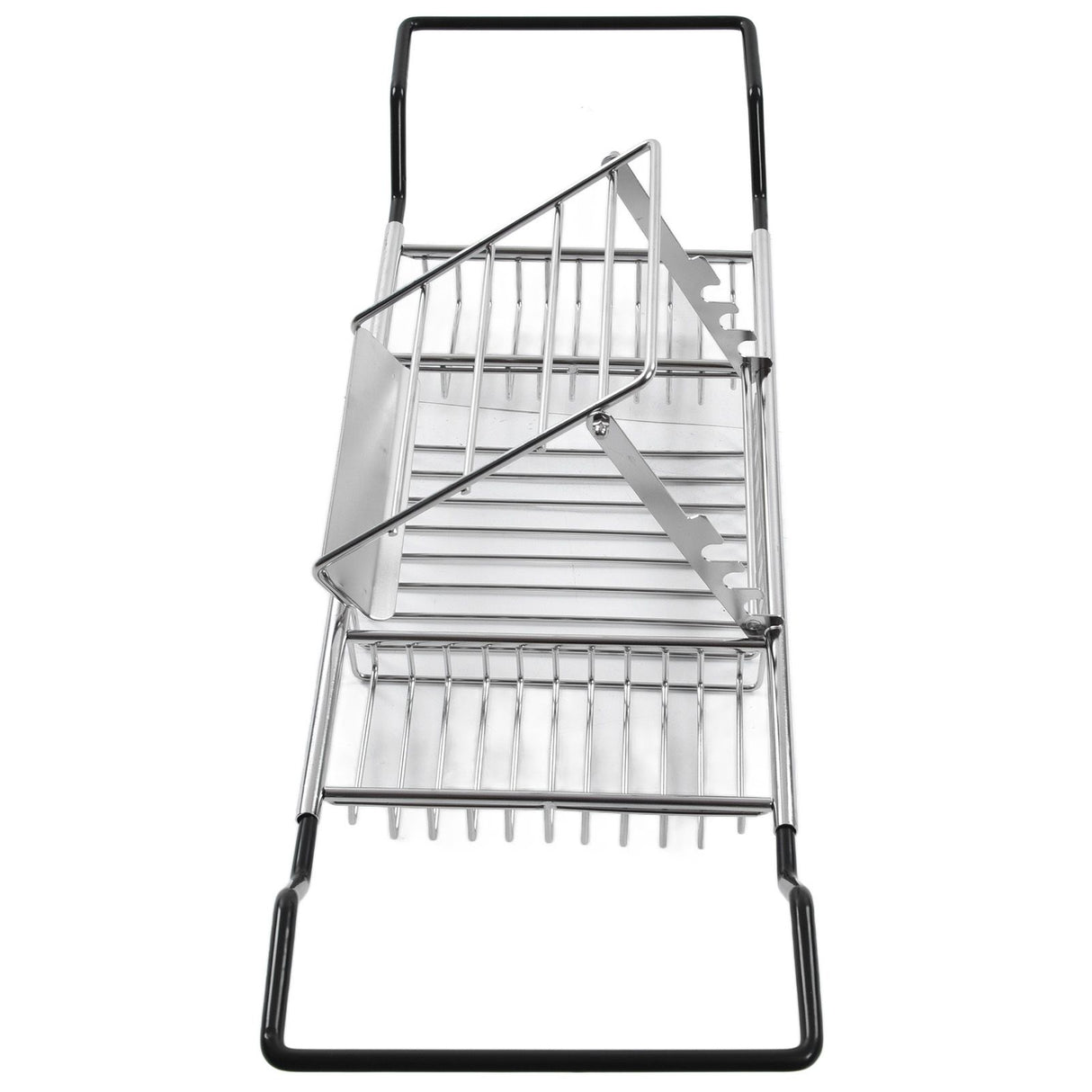 Metal Bathtub Rack Retractable Adjustable Removable Stand Bathroom Caddy Tray Rack for Hotels Bathrooms
