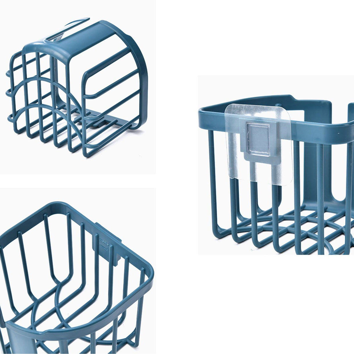 Toilet Paper Holder Wall Mounted Toilet Paper Basket Heavy Duty Bathroom Storage Rack for HouseholdBlue