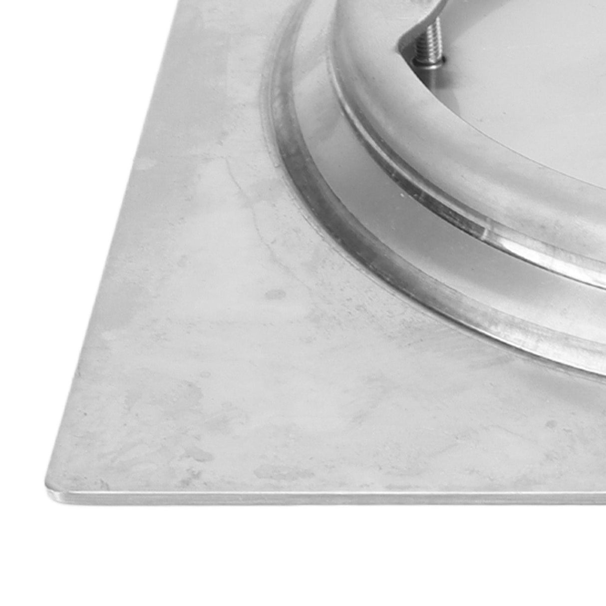 Floor Drain 20 X 20cm Stainless Steel Corrosion Resistant Screw Fixation Easy Installation Well Sealed Floor Strainer