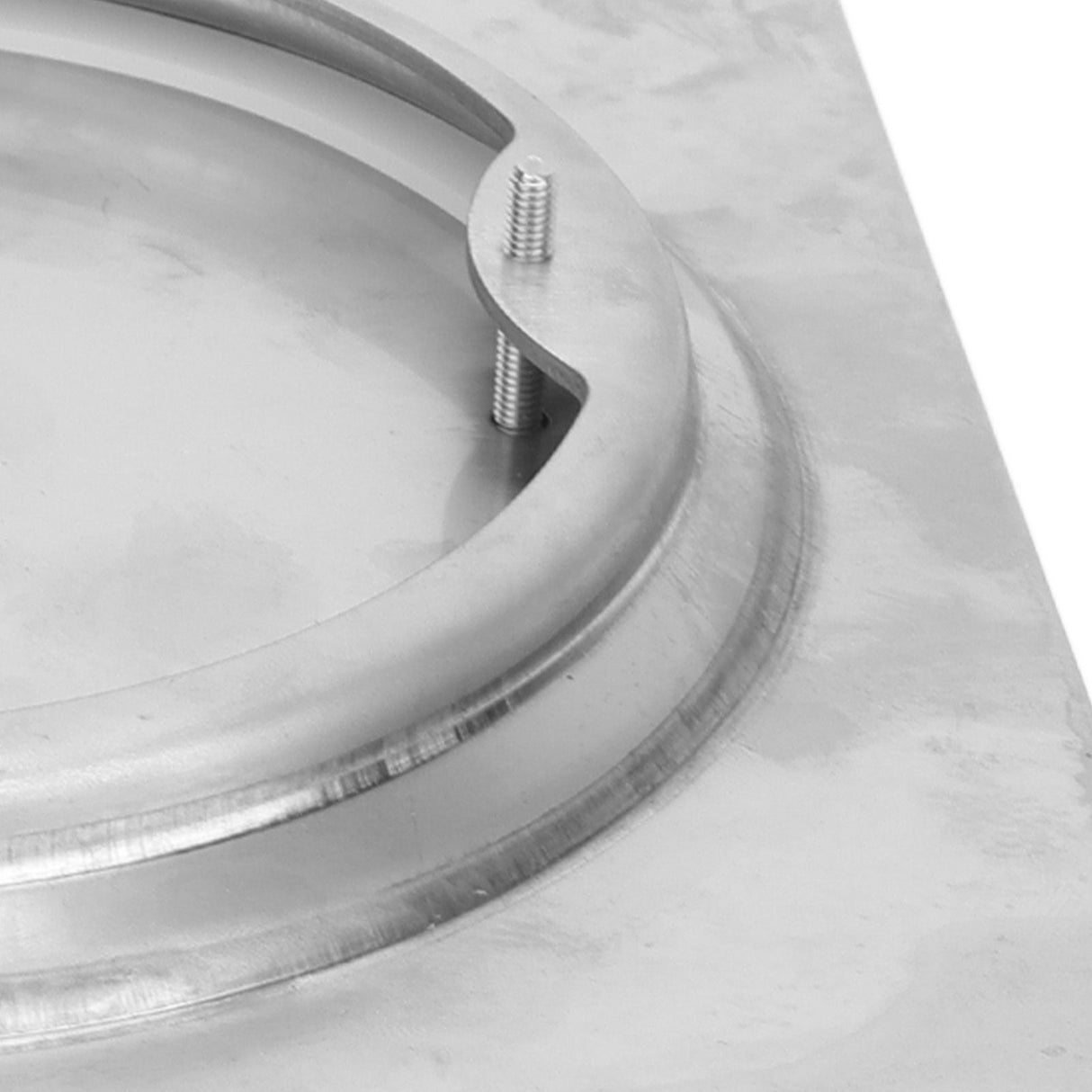 Floor Drain 20 X 20cm Stainless Steel Corrosion Resistant Screw Fixation Easy Installation Well Sealed Floor Strainer