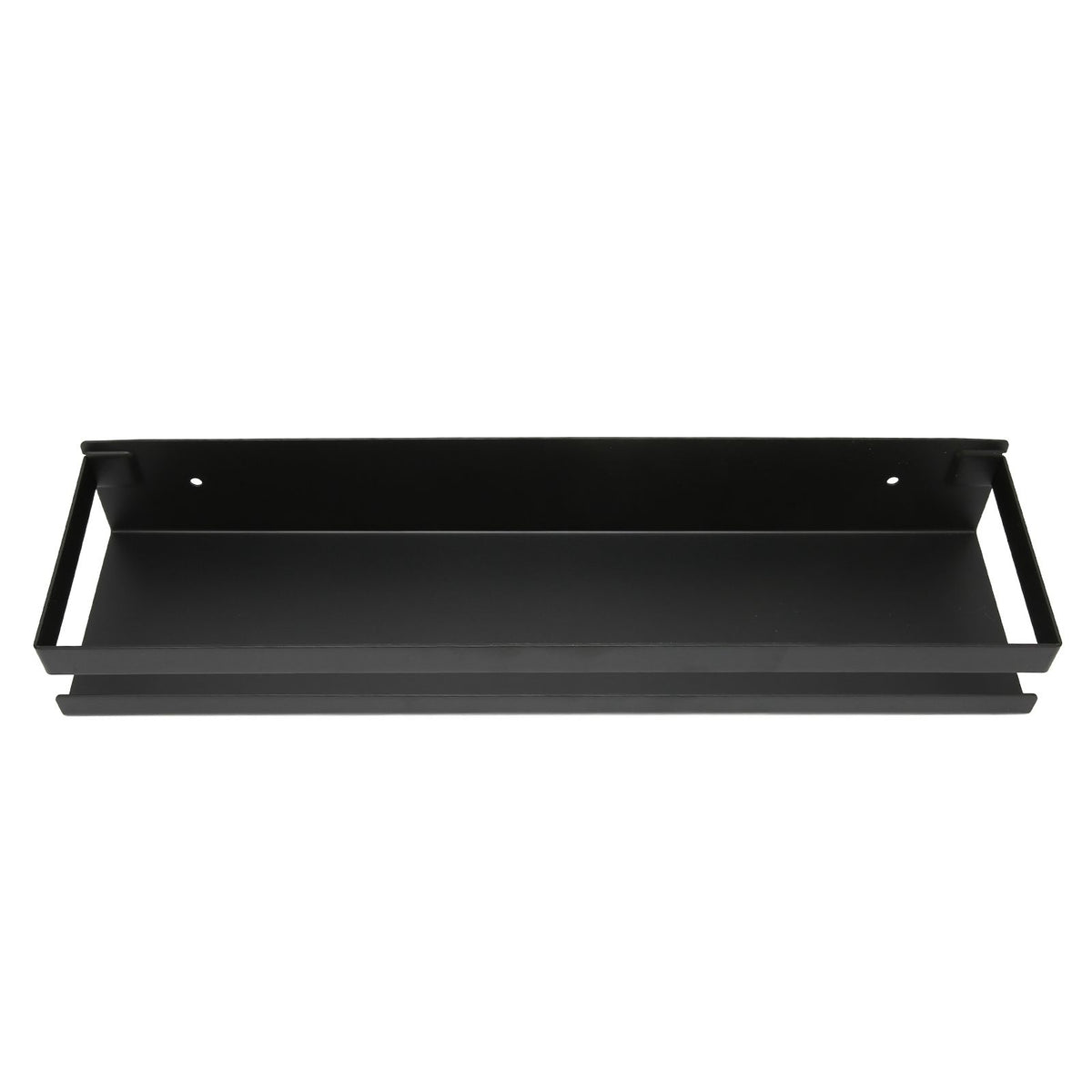 Bathroom Rack Black Large Storage Space Waterproof Strong Bearing Capacity Hotel Shelf Set 40x10x6cm