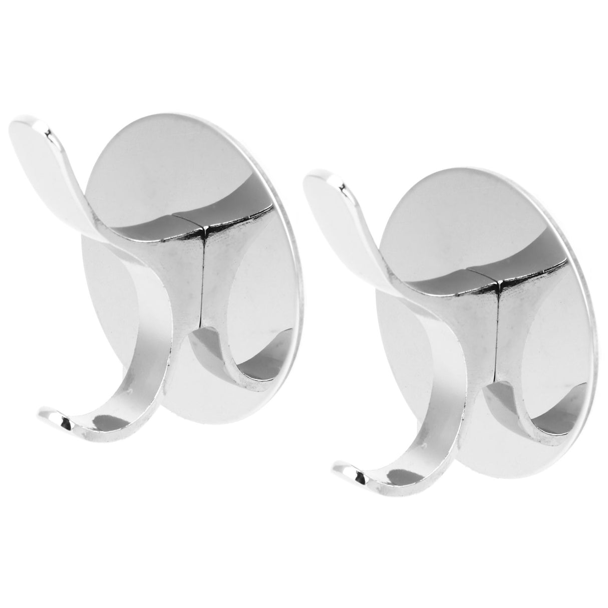 2PCS Wall Mounted Clothes Hook Heavy Duty Door Towel Hook Bathroom Wall Hanger for Household