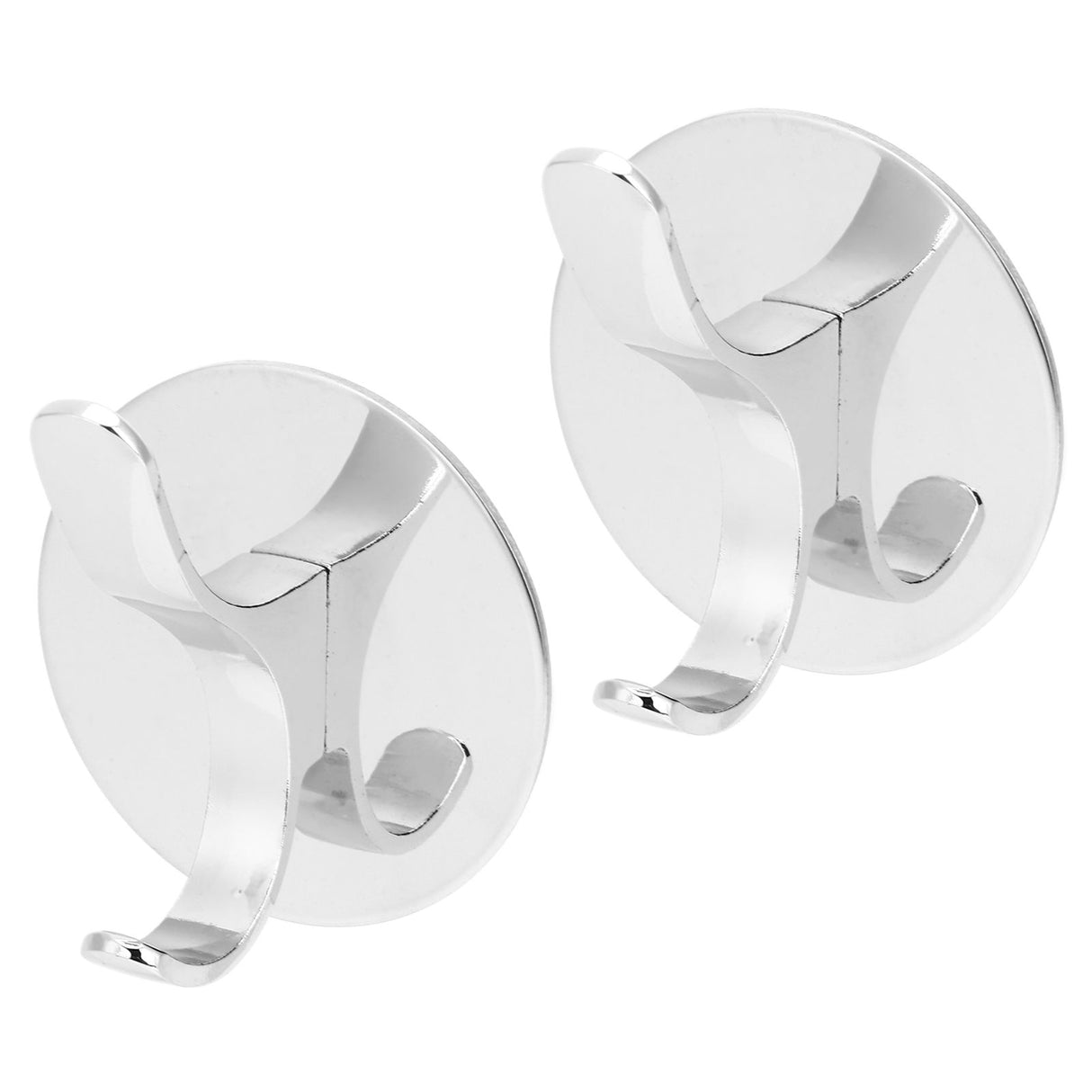 2PCS Wall Mounted Clothes Hook Heavy Duty Door Towel Hook Bathroom Wall Hanger for Household