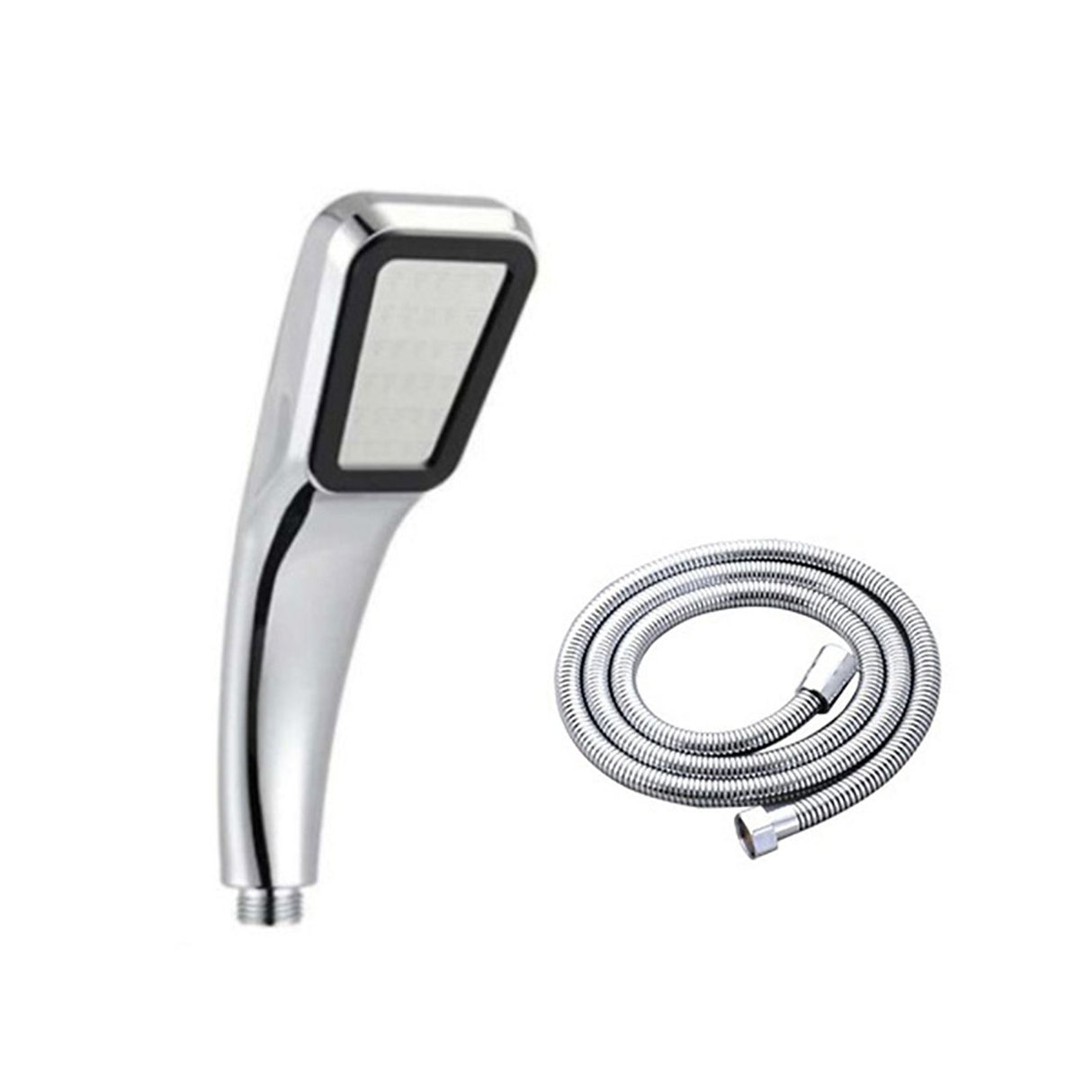 Shower Head 300 Holes Water Saving High Pressure Handheld Rectangular Bathroom Shower Accessories(Shower Head Pipe )