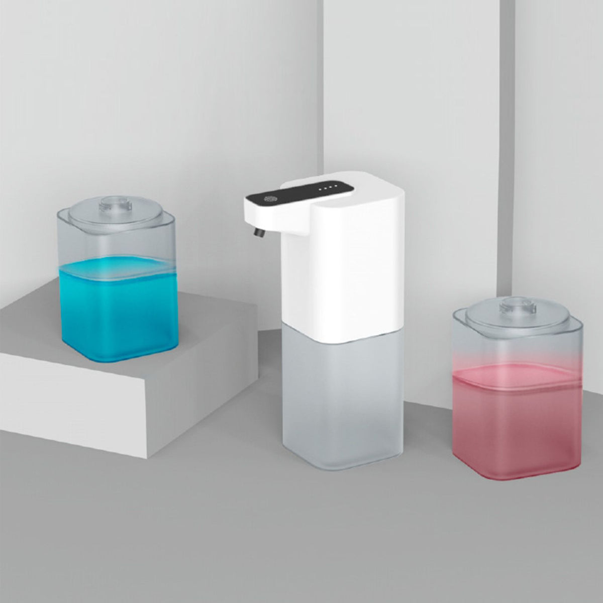 Infrared Automatic Sensor Soap Dispenser Touchless PX4 Waterproof Space Saving Automatic Dish Soap Dispenser for WashroomsFoam