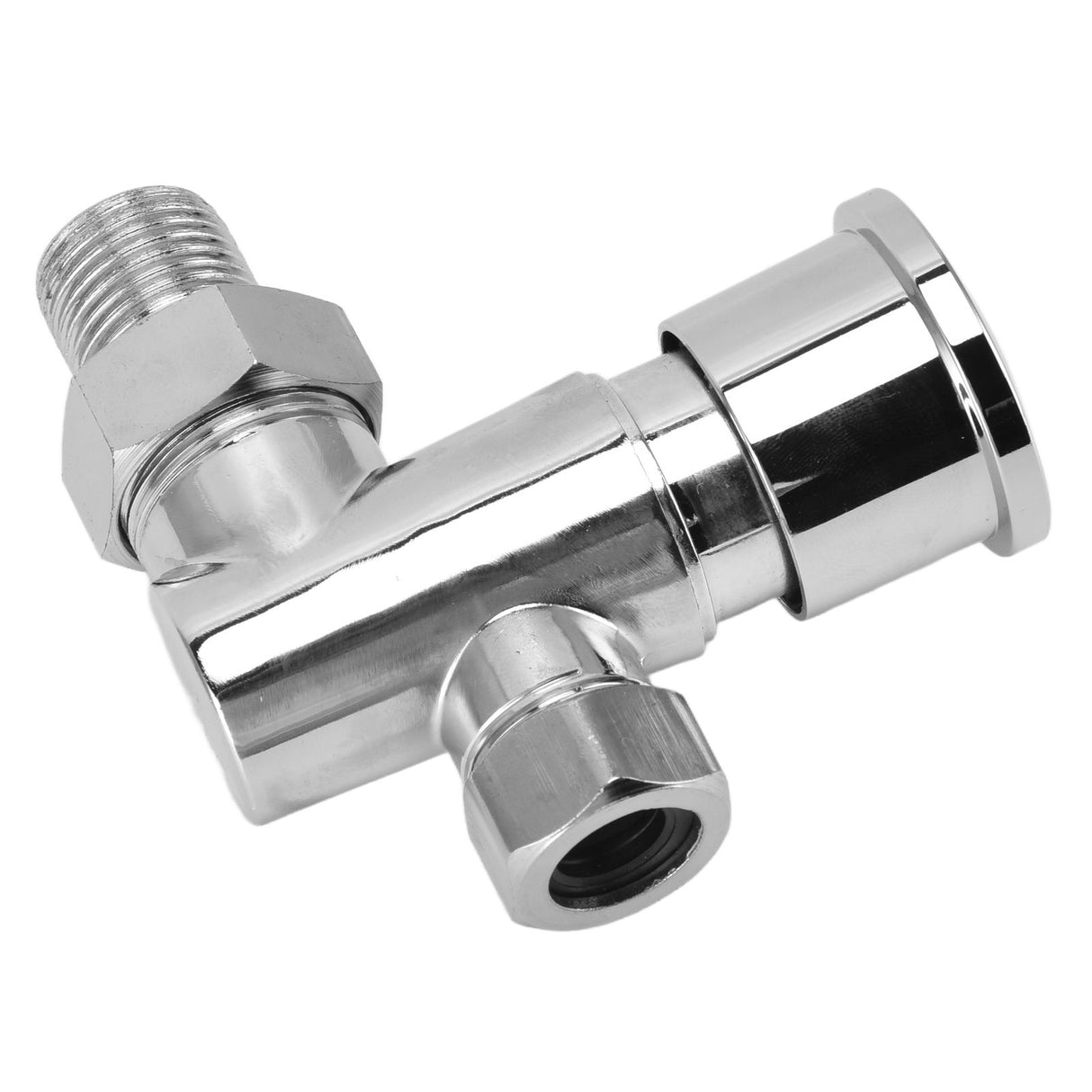Flashing Valve G1/2 Zinc Alloy Manual Hand Pressing Delayed Durable Glossy Surface Hand Pressing Flashing Valve