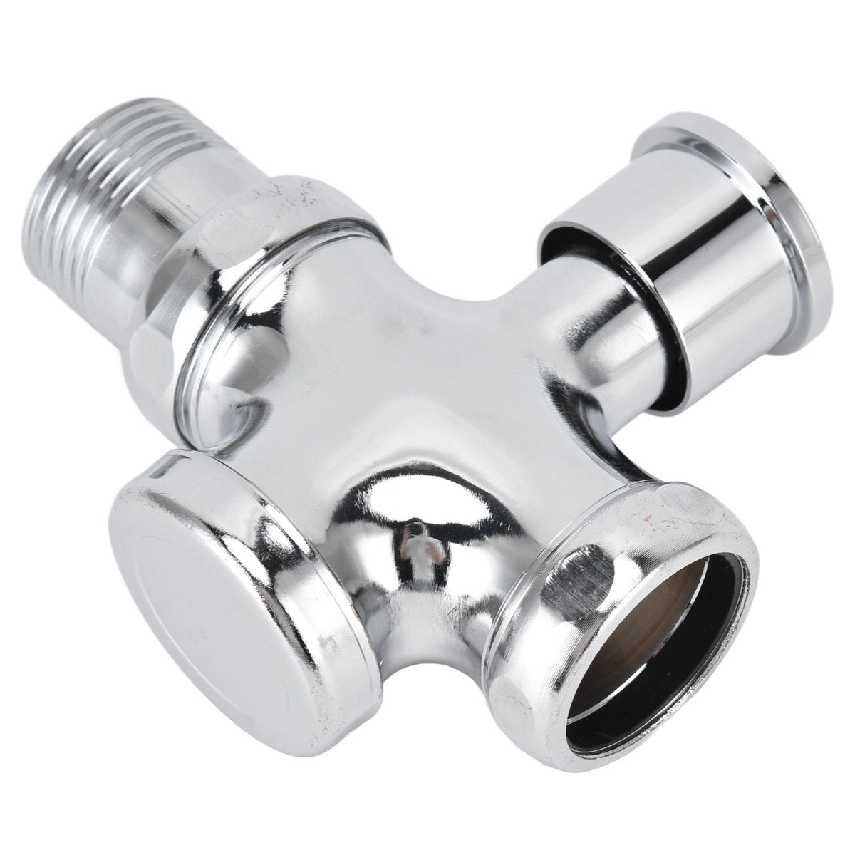 Urinal Flush Valve with Push Button Toilet Delay Flushing Valve Toilet Tank Parts Replacement DN20 DN25