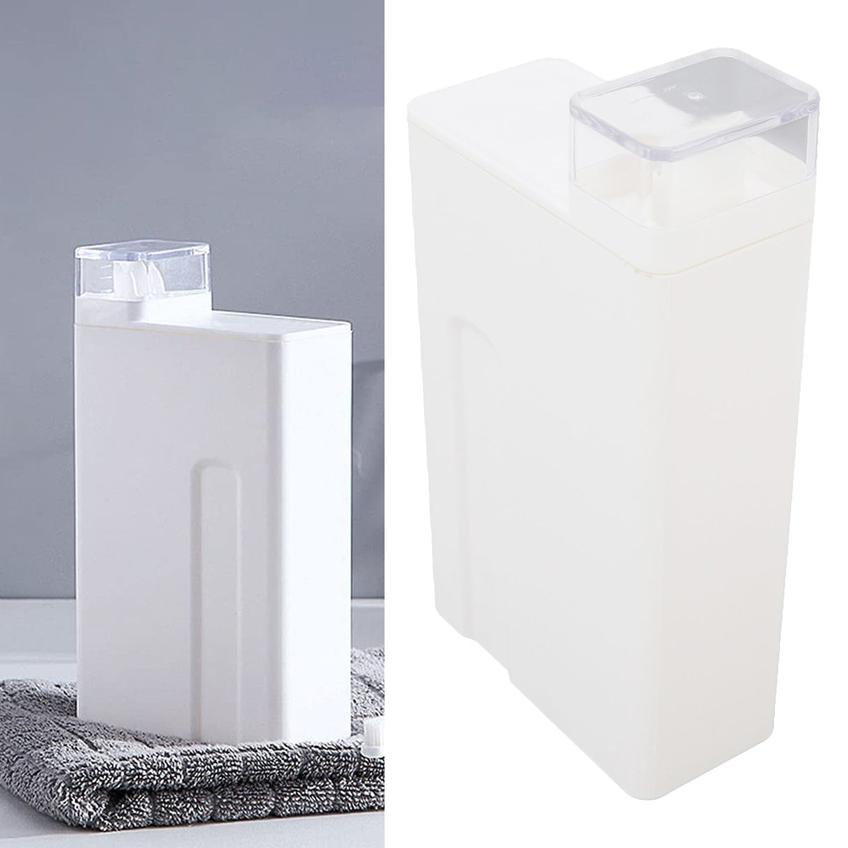 Empty Laundry Detergent Dispenser Bottles Reusable Supplementary Care Agent Container for Bathroom Washroom