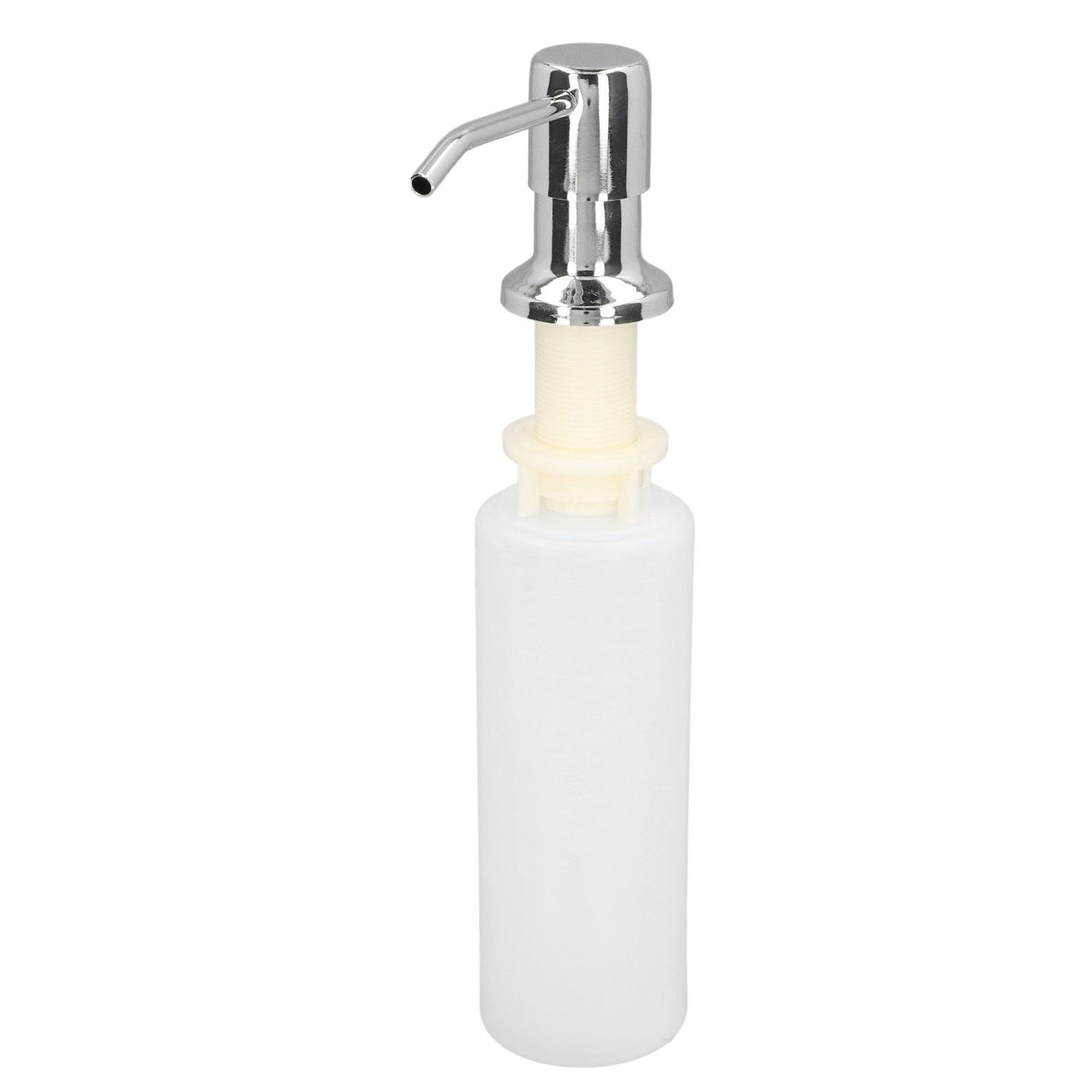 300ml Sink Soap Dispenser Lotion Pump Dispenser 304 Stainless Steel Lotion Dispenser for Kitchen Chromeplate