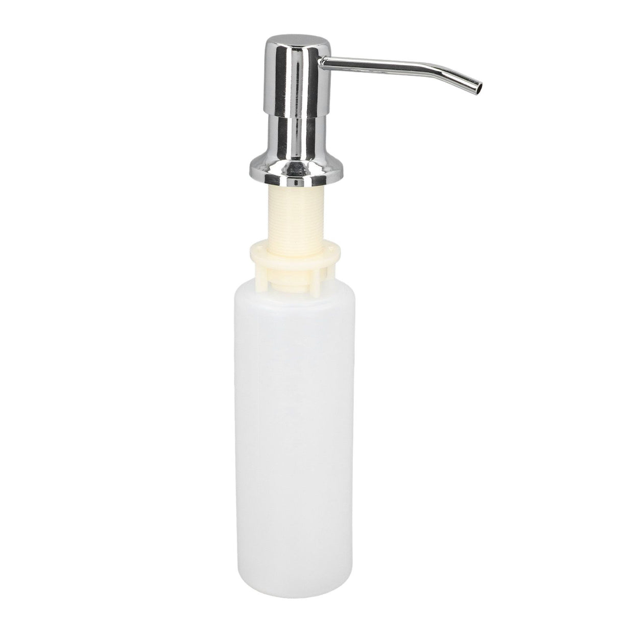 300ml Sink Soap Dispenser Lotion Pump Dispenser 304 Stainless Steel Lotion Dispenser for Kitchen Chromeplate