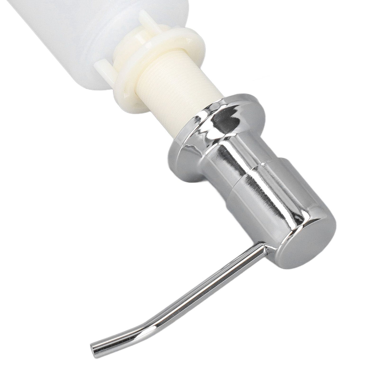 300ml Sink Soap Dispenser Lotion Pump Dispenser 304 Stainless Steel Lotion Dispenser for Kitchen Chromeplate